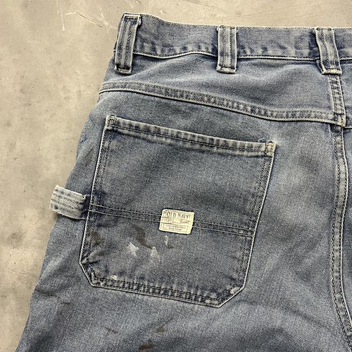 Vintage Crazy y2k Baggy Paint Splatter Dungarees Skater Jeans. Grailed