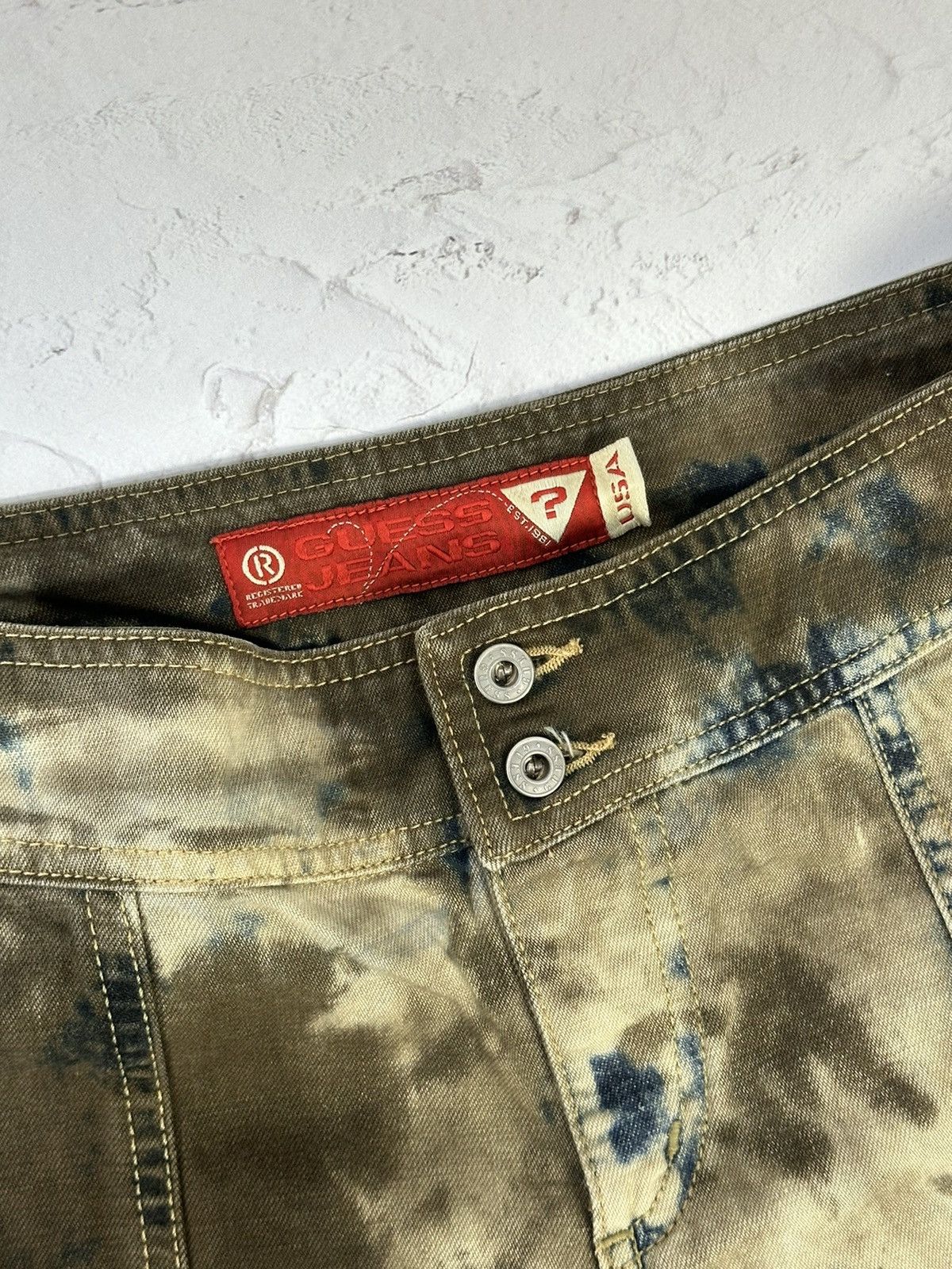 Beauty Beast × If Six Was Nine × Vintage Vintage Y2K Guess Washed Jeans Size 28" / US 6 / IT 42 - 6 Thumbnail