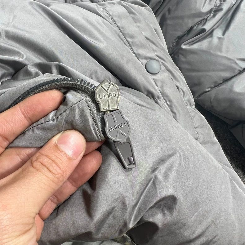 Balenciaga balenciaga gray puffer jacket c-shape design-2507 Size US L / EU 52-54 / 3 - 6 Thumbnail