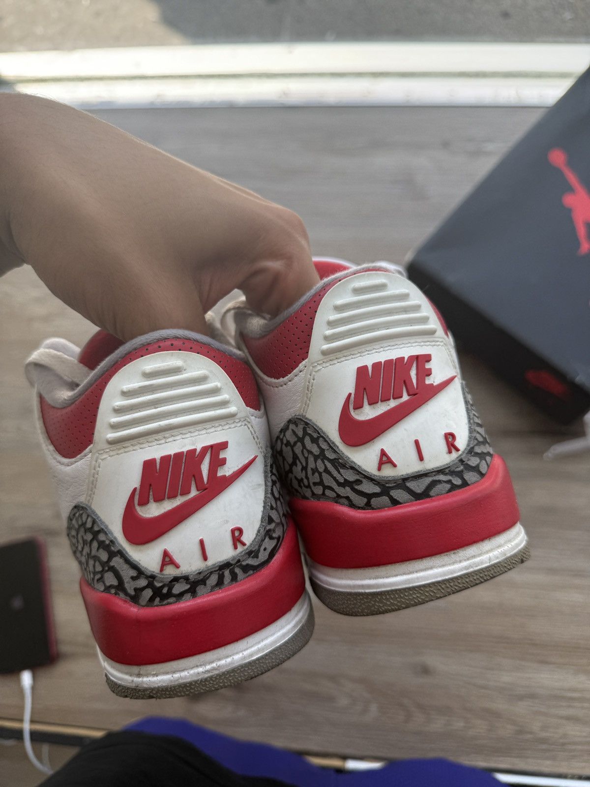 Jordan Brand Jordan Retro 3 Fire Red Size US 7 / EU 40 - 4 Thumbnail