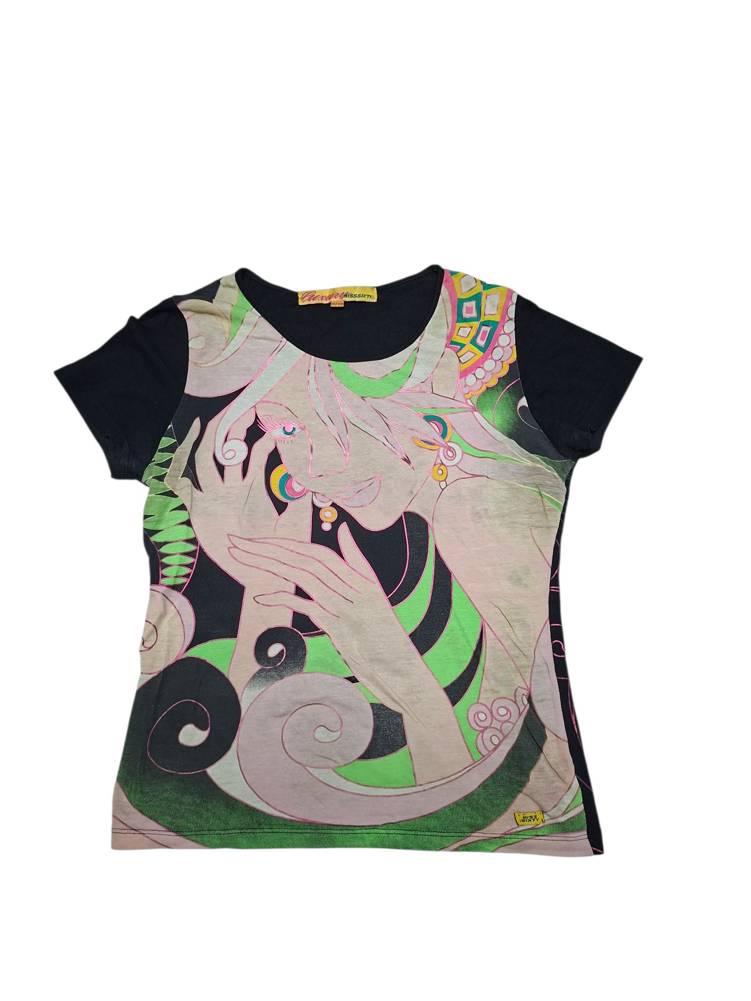 Miss Sixty MISS SIXTY VINTAGE AVANT GARDE LADY`S TEE Size M / US 6-8 / IT 42-44 - 1 Thumbnail