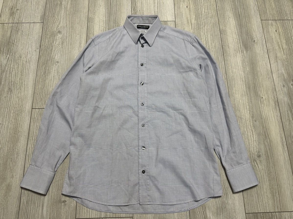 Dolce & Gabbana Dolce & Gabbana Striped Classic Luxury Shirt Size US L / EU 52-54 / 3 - 1 Thumbnail