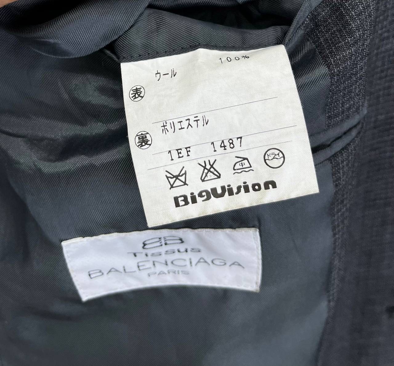 Balenciaga Vintage 90s Balenciaga Rare Wool Blazer Coat Jacket Size US M / EU 48-50 / 2 - 8 Thumbnail