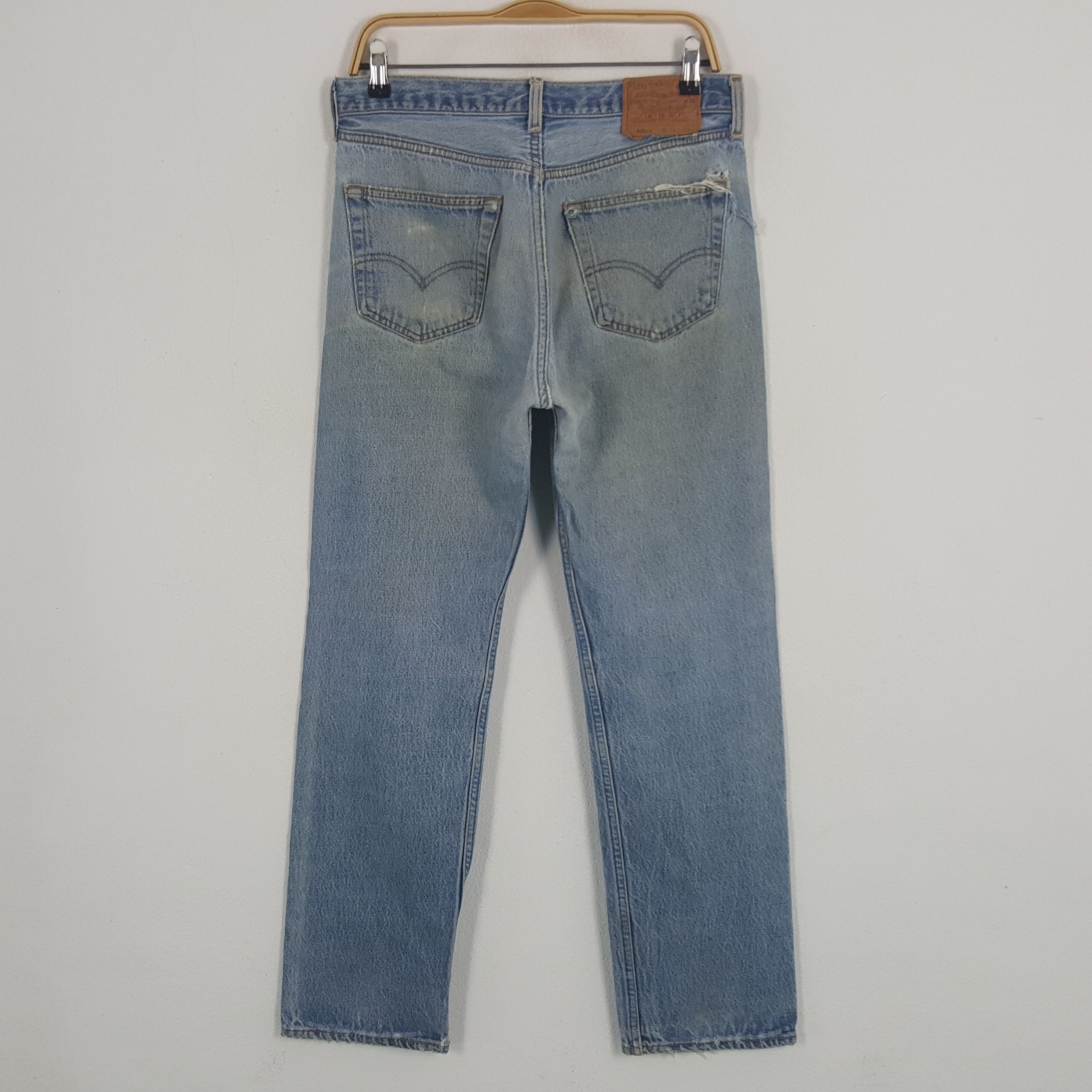 Levi's × Vintage Vintage Levi's USA Distressed Style Denim Jeans Size US 31 - 4 Thumbnail