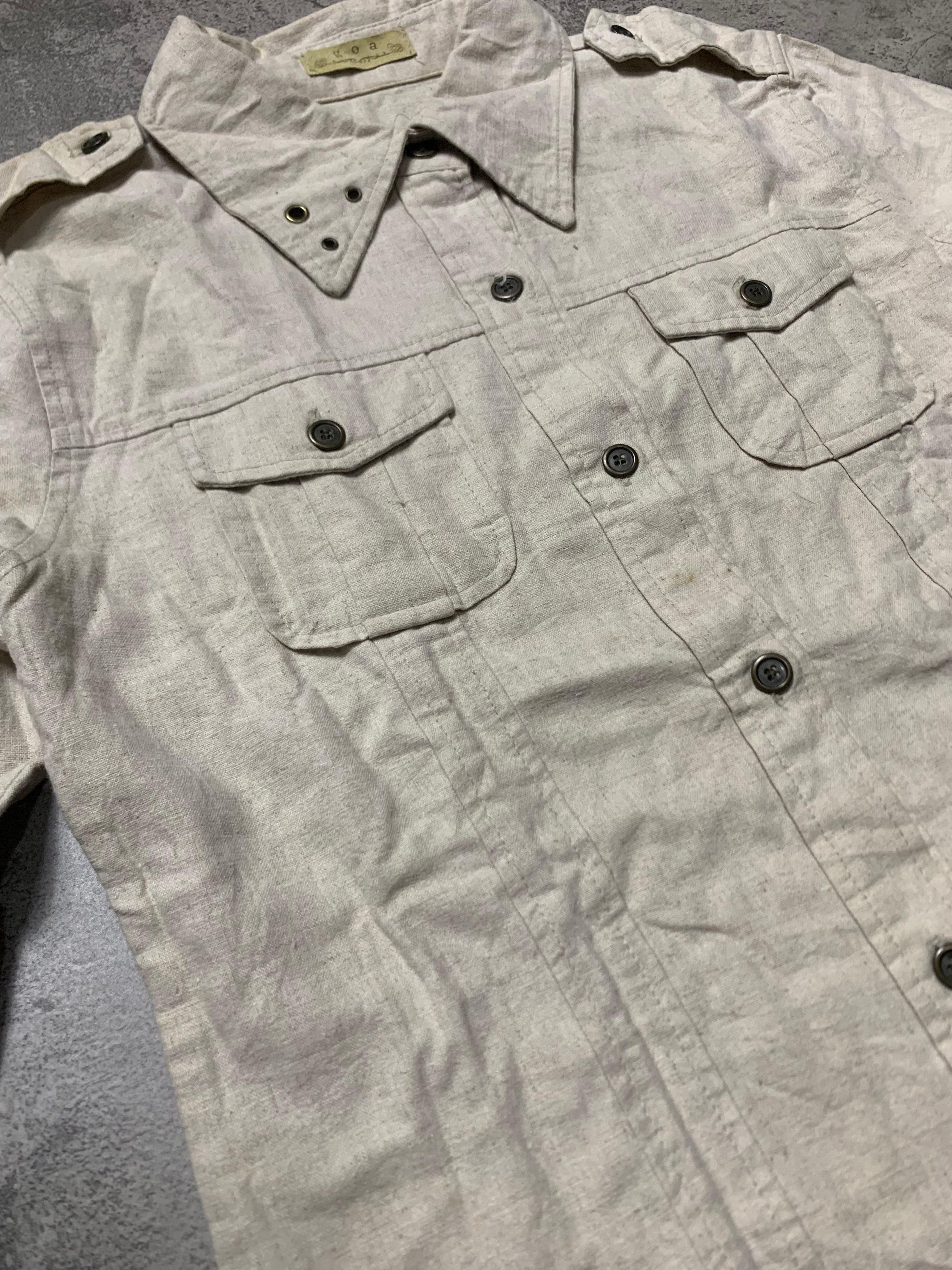 GOA 2000s GOA - Military Doble Pocket Button Up Shirt Size S / US 4 / IT 40 - 3 Thumbnail