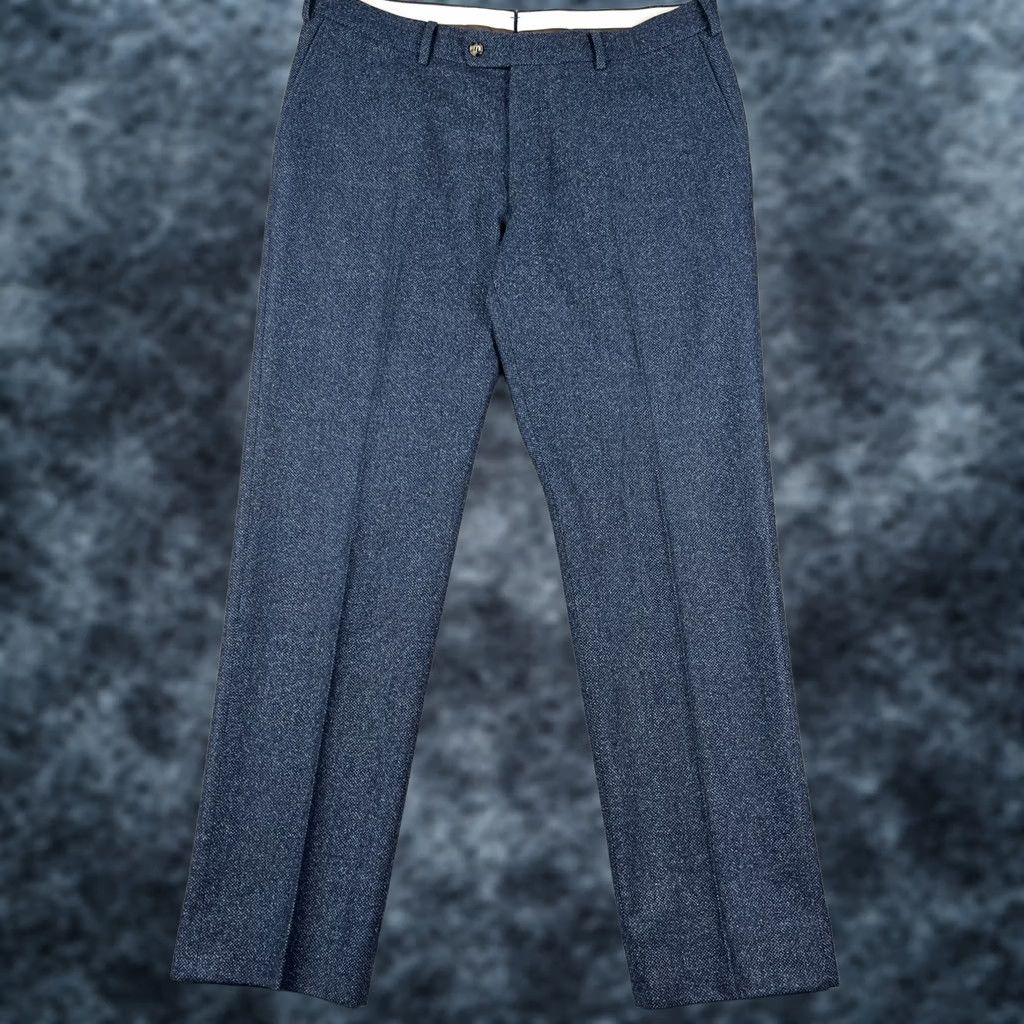 Suitsupply Suitsupply Wool Pants Mens Blue Straight Fit 42x31 Formal Dress Size 42R - 1 Thumbnail