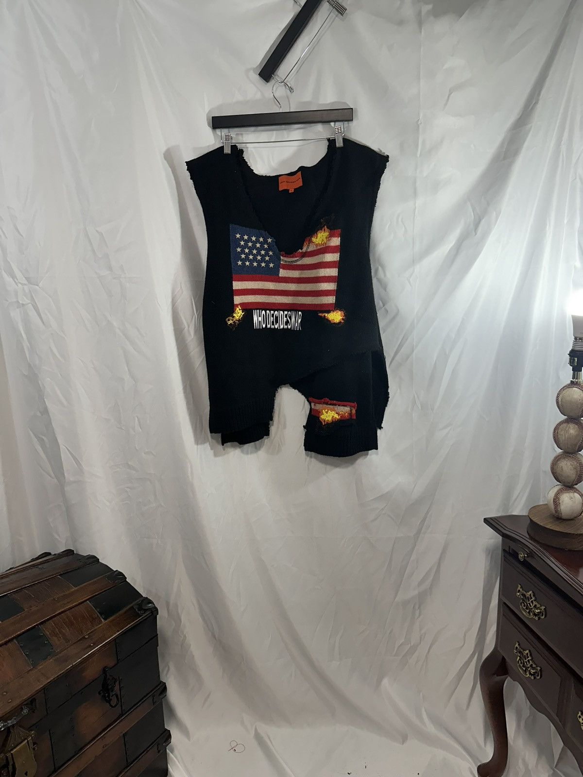 Who Decides War WHO DECIDES WAR sweater knotwear Size US L / EU 52-54 / 3 - 1 Thumbnail