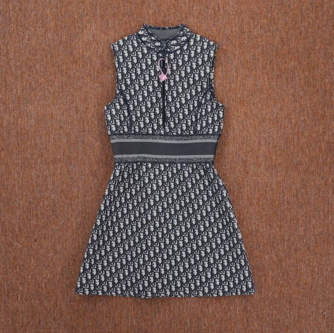 Dior Dior Monogram Sleeveless Dress Size XS / US 0-2 / IT 36-38 - 1 Thumbnail