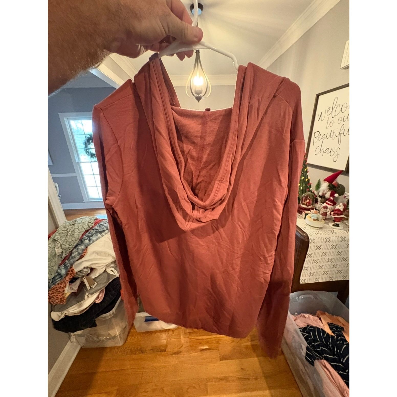 Lou & Grey Lou & Grey for LOFT Dusty Rose Tunic Small Long Sleeve Size S / US 4 / IT 40 - 4 Thumbnail