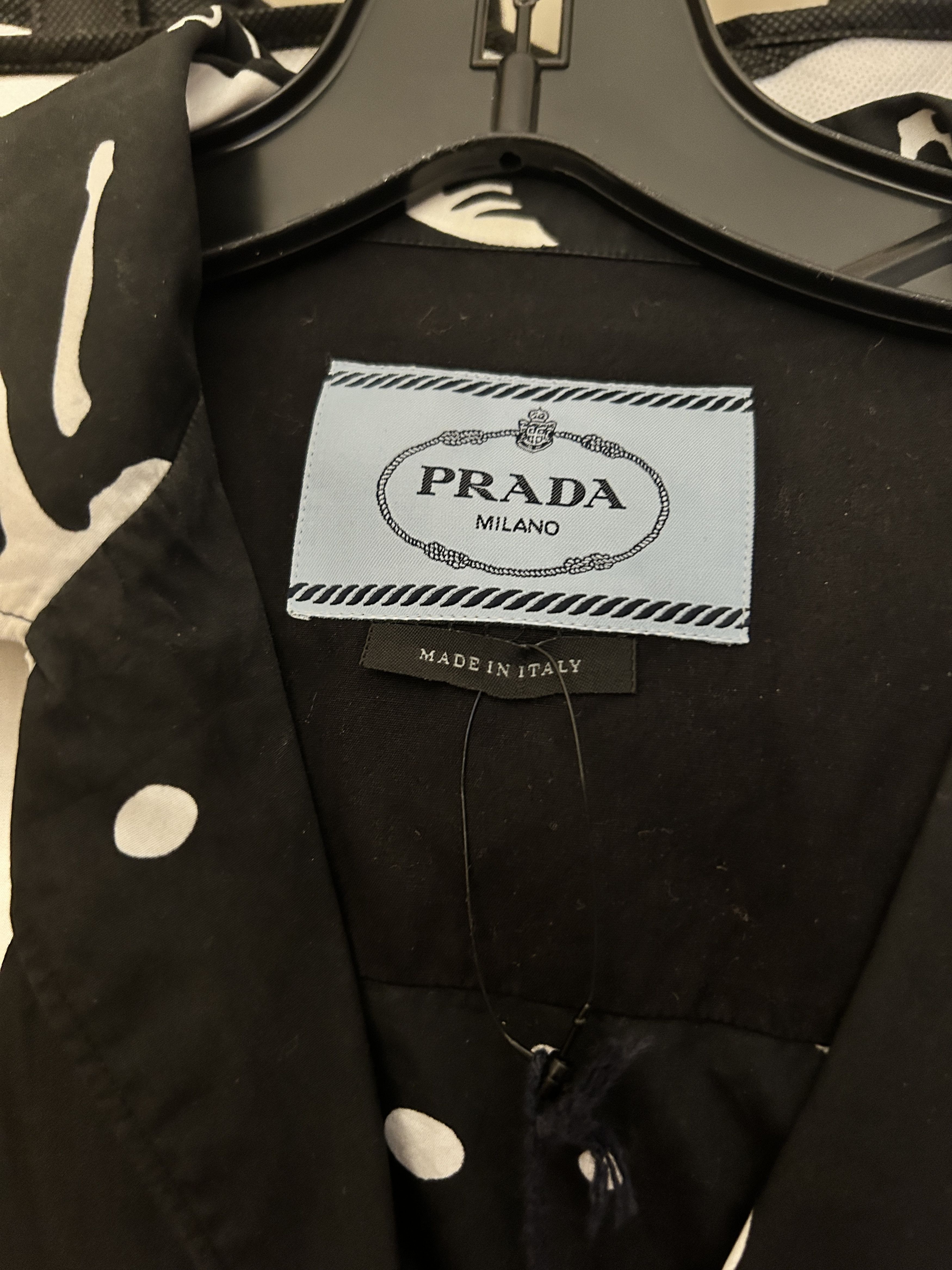 Prada Prada FW18 Mermaid Flames Camp Collar Shirt Size US S / EU 44-46 / 1 - 3 Thumbnail