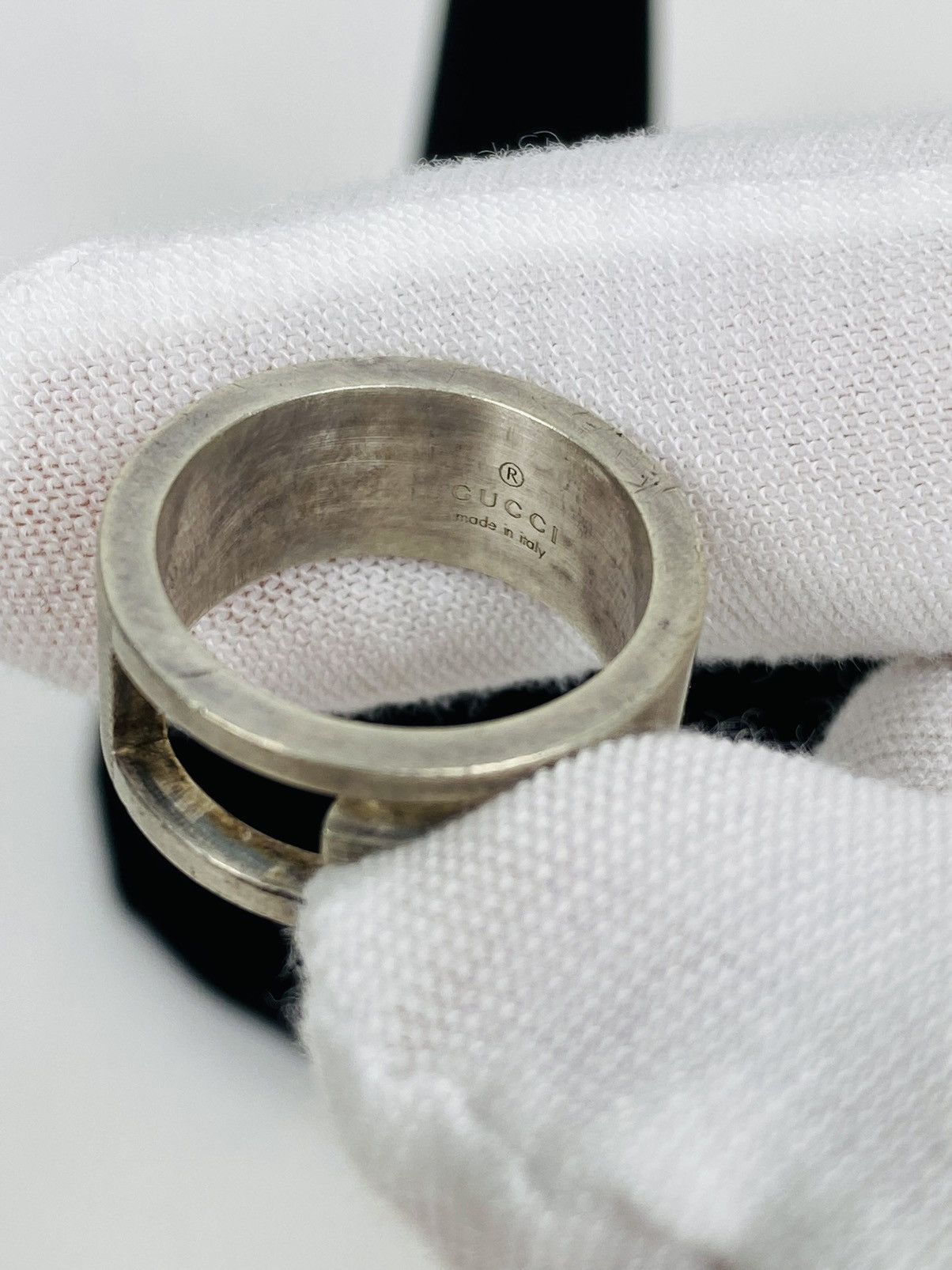 Gucci Gucci .925 Silver G Ring size IT 9 Size ONE SIZE - 7 Thumbnail