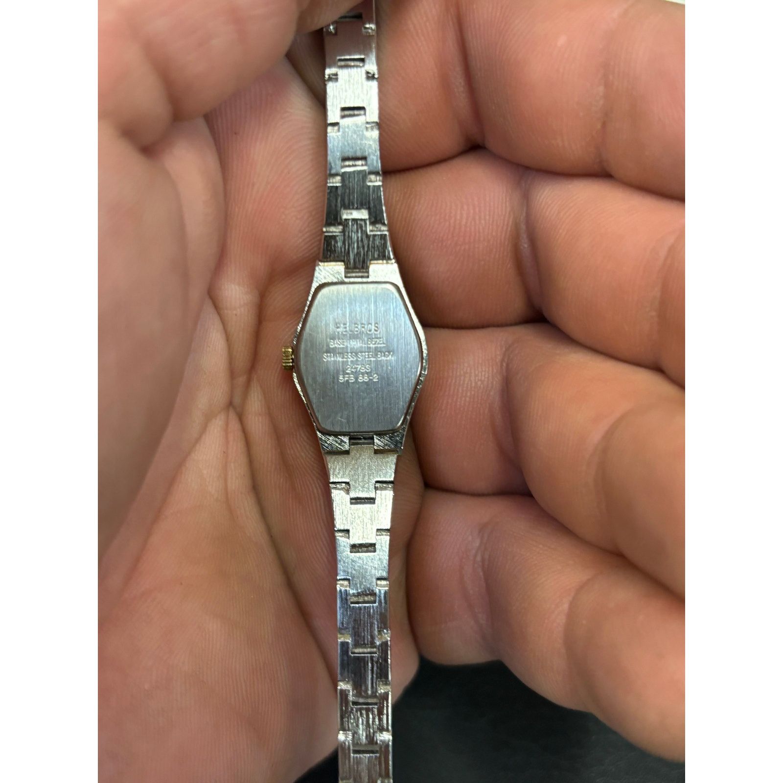 Other Vintage Helbros 24783 2-Tone Women’s Watch! New Battery! Size ONE SIZE - 10 Thumbnail