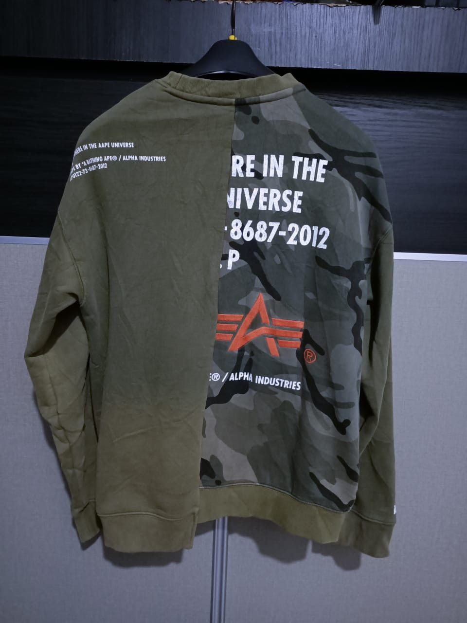 Aape × Alpha Industries Aape by a bathing ape x aloha industries crewneck Size US M / EU 48-50 / 2 - 7 Thumbnail