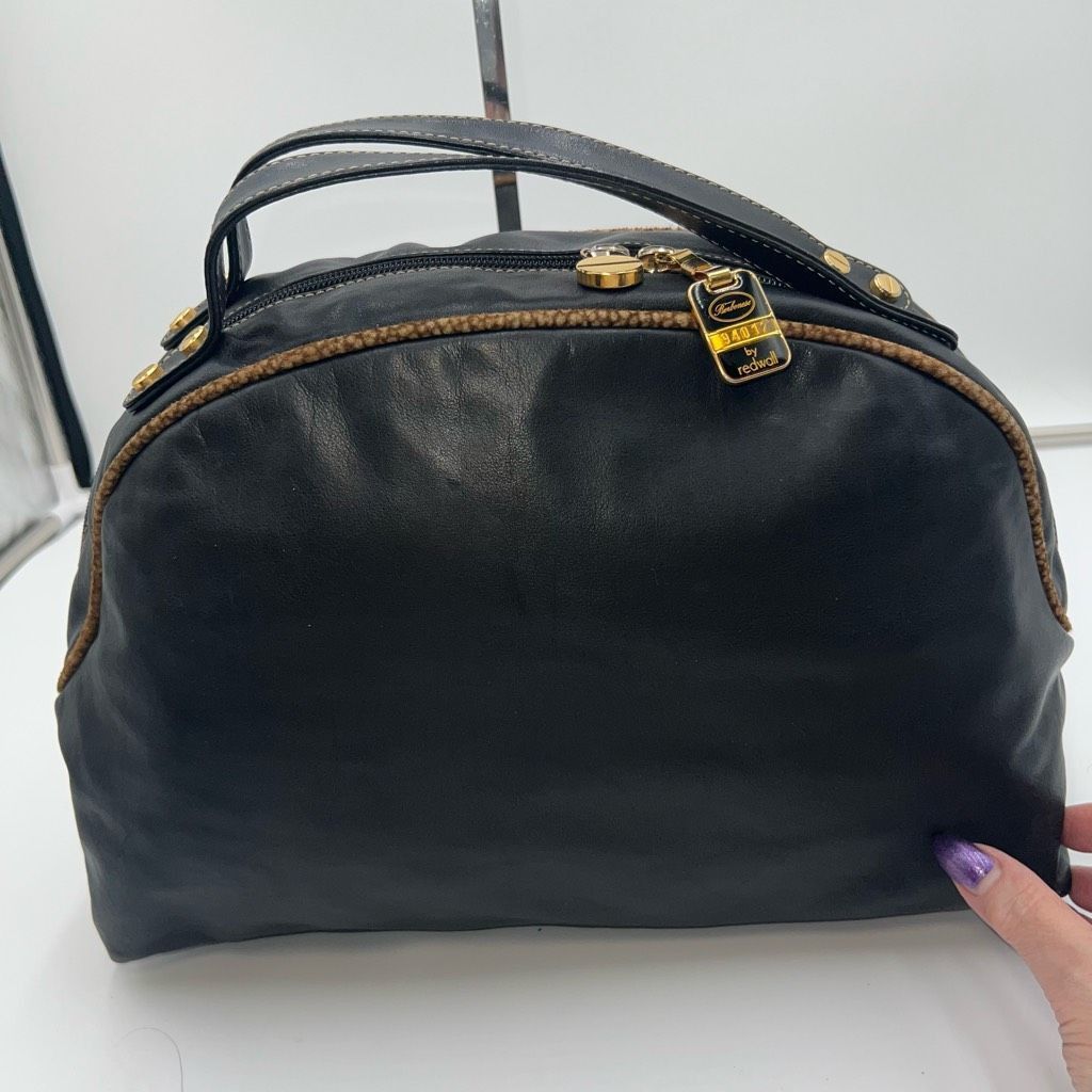 Other Borbonese Redwall Soft Leather Dome Bag Size ONE SIZE - 1 Thumbnail
