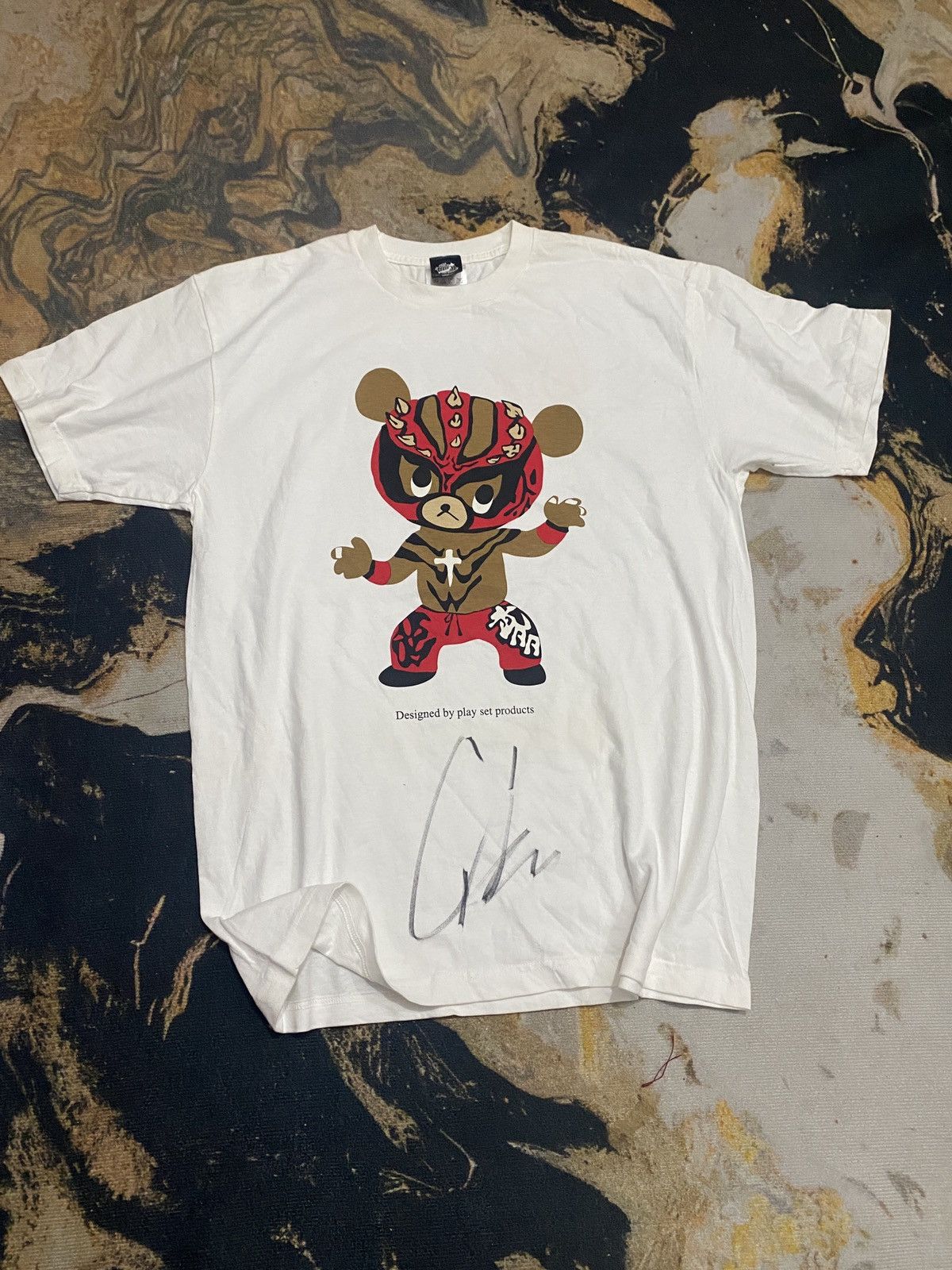 Vintage Muta Bear Wrestling Keiji Tee Shirt Anime Size US M / EU 48-50 / 2 - 1 Thumbnail