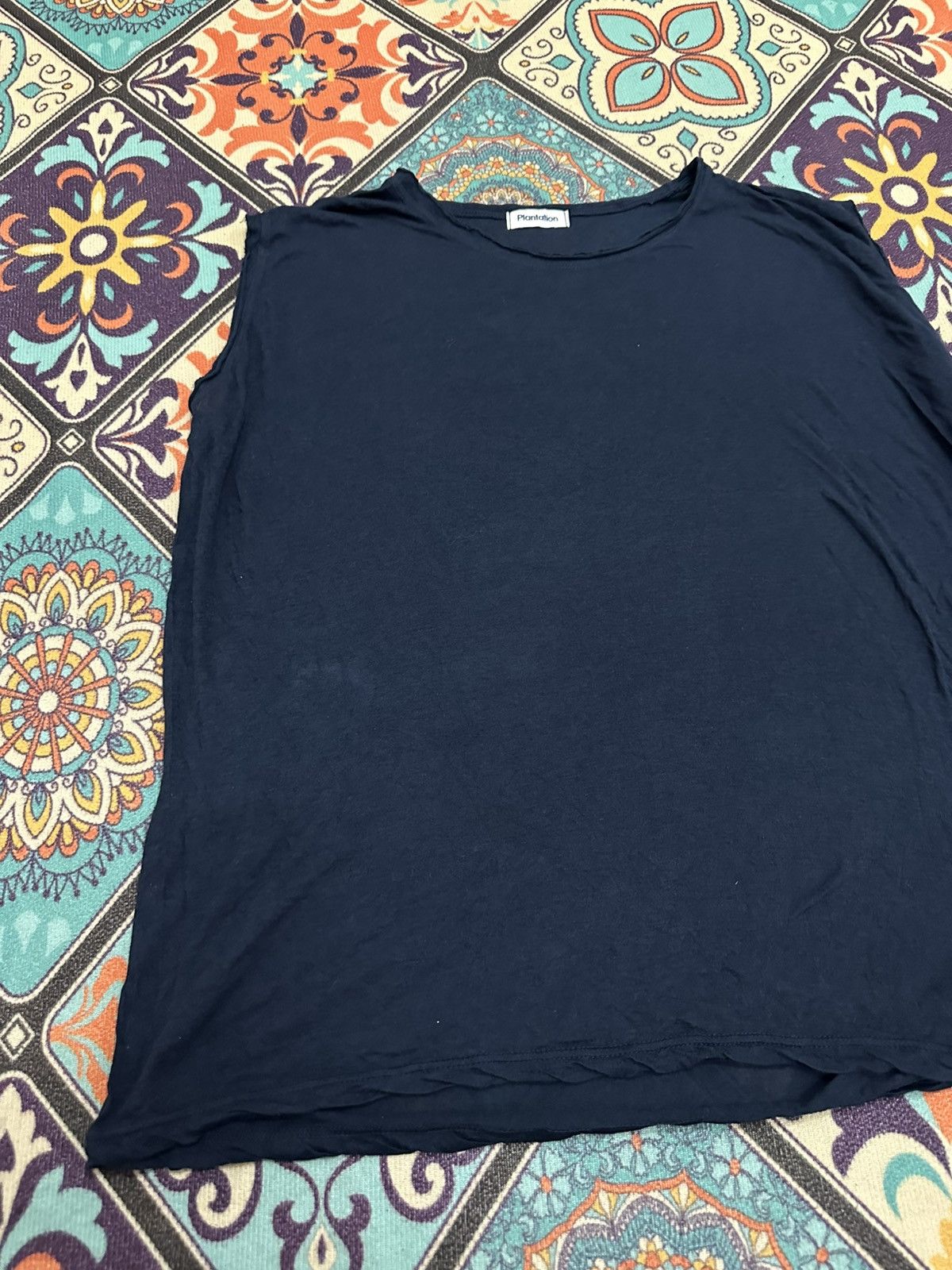 Issey Miyake Plantation Issey Miyake Cotton 100% Sleeveless Shirt Size US M / EU 48-50 / 2 - 3 Thumbnail
