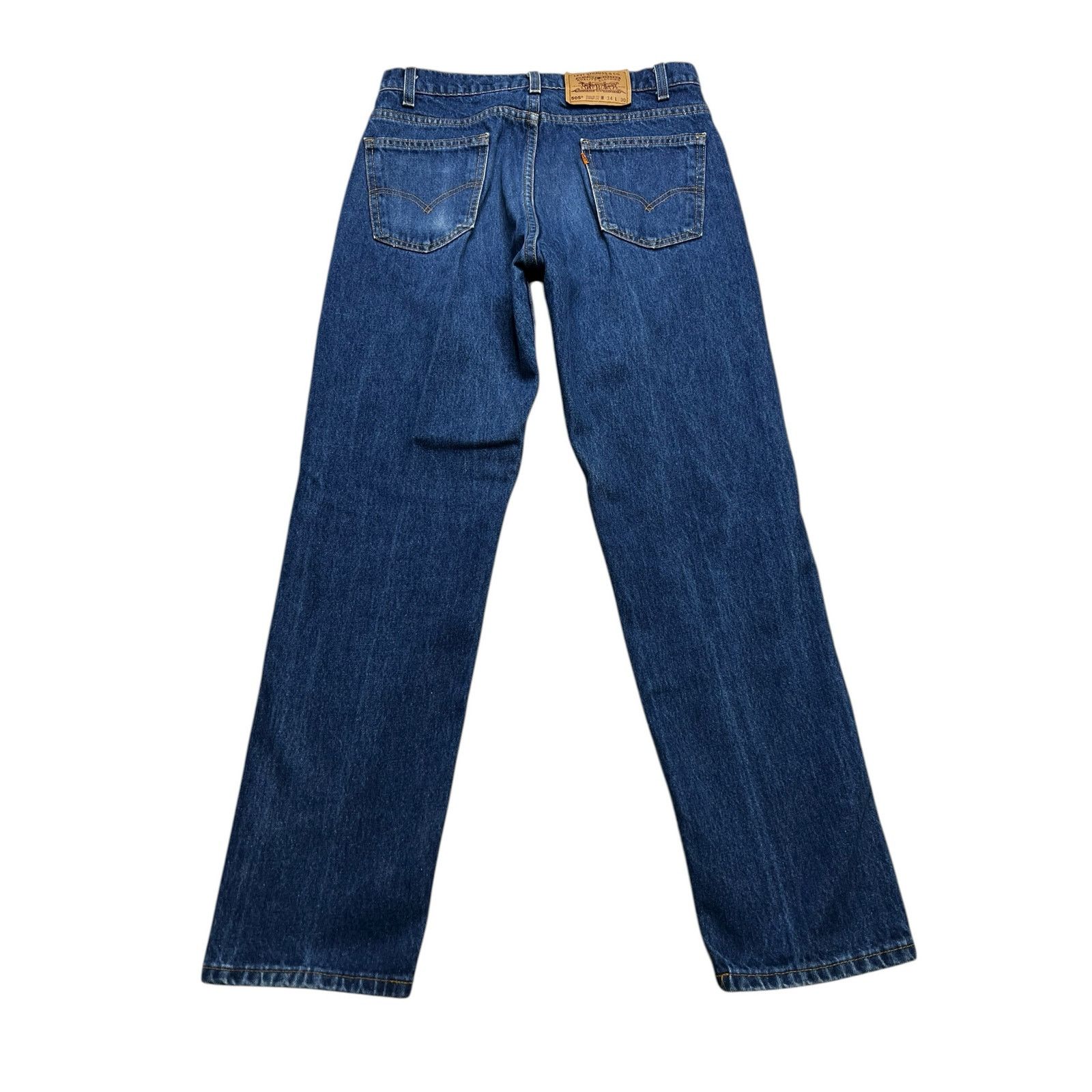 Levi's Vintage Levi’s 505 Orange Tab Straight 34x30(31x29.5) Size US 31 - 6 Thumbnail