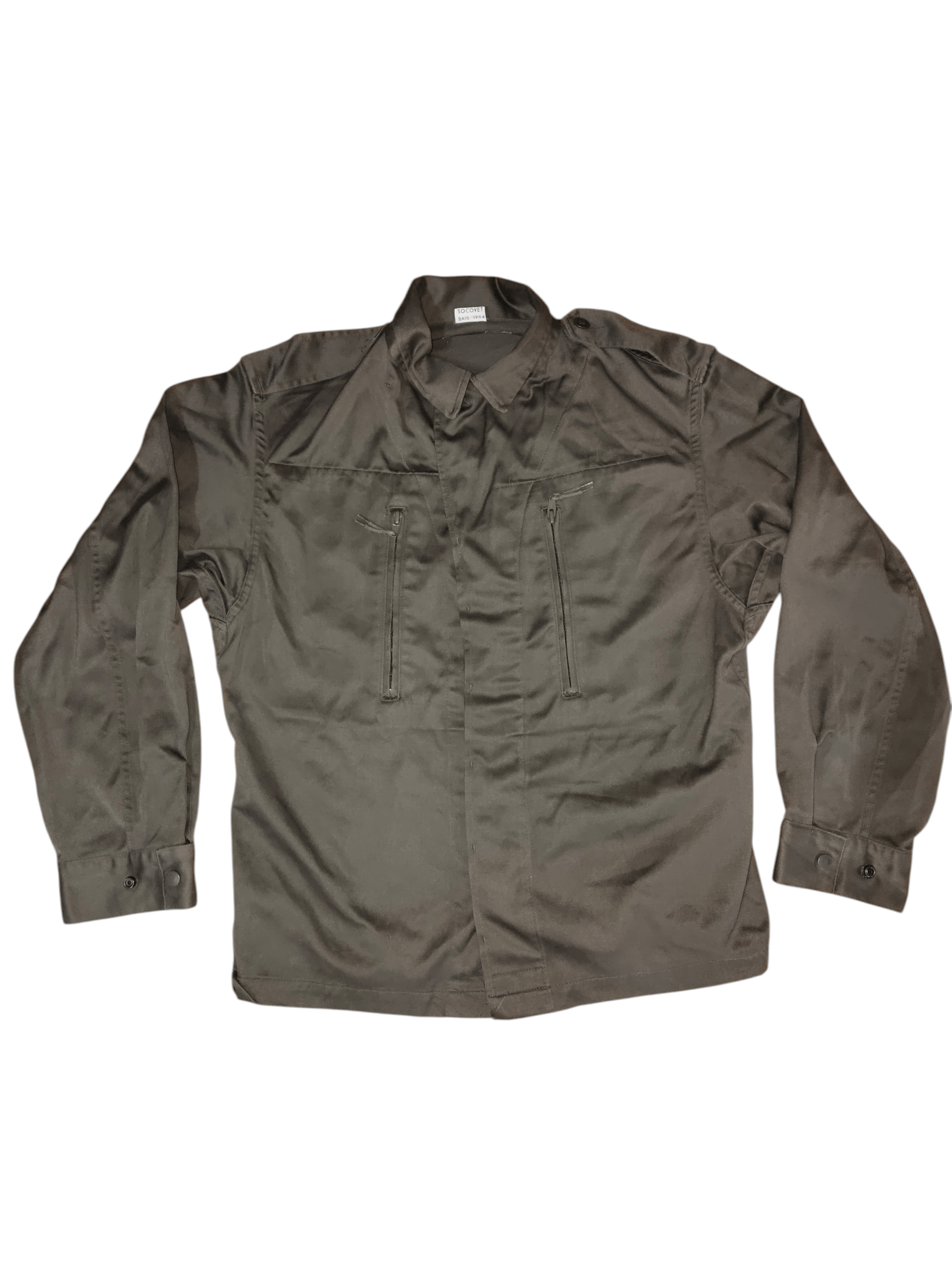 Vintage Vintage French Army SOCOVET BAIS 1994 Jacket Size US M / EU 48-50 / 2 - 1 Thumbnail