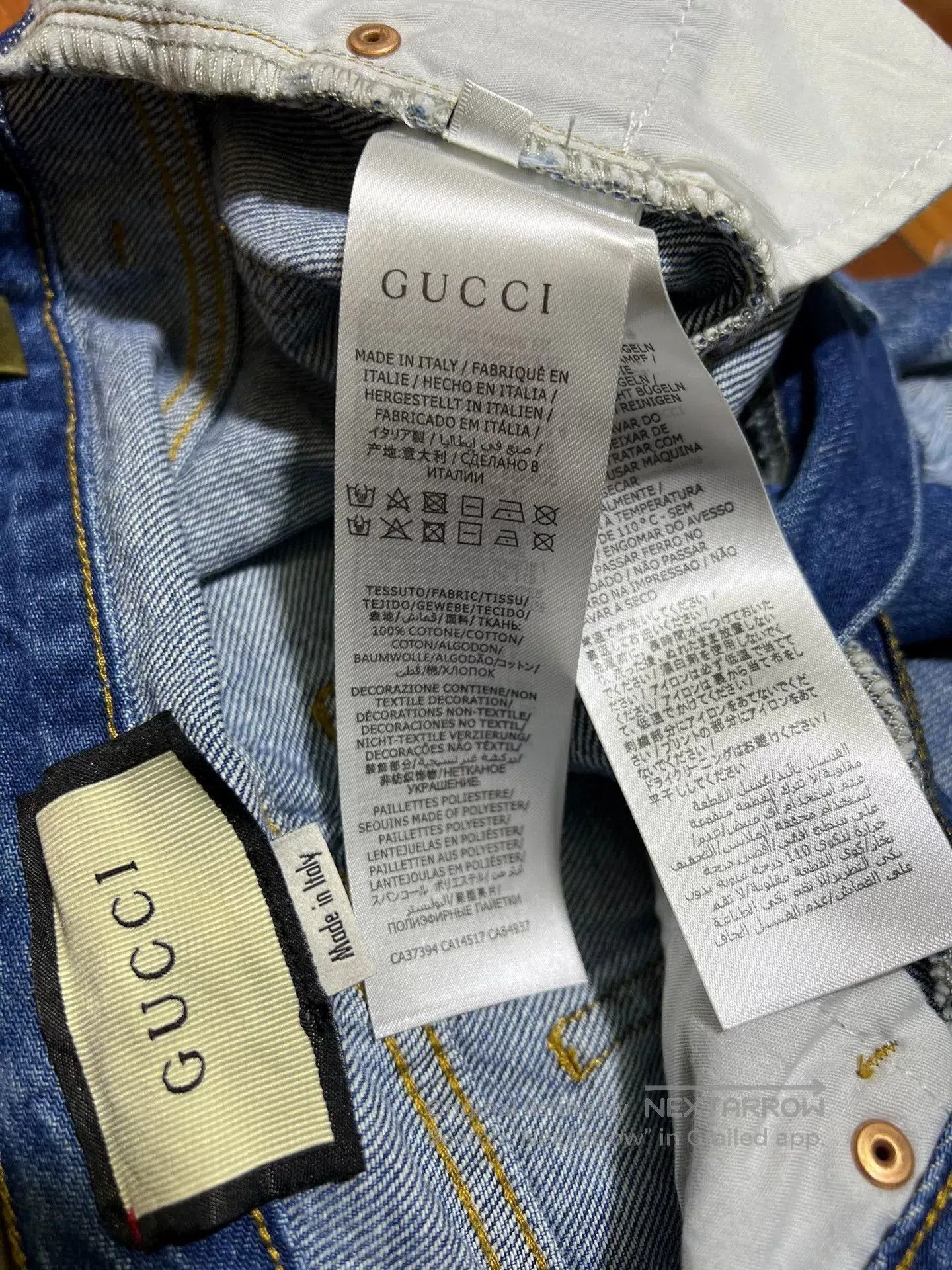 Gucci Gucci Women's Spring Summer Denim Shorts. Size 36" / US 14 / IT 50 - 8 Thumbnail