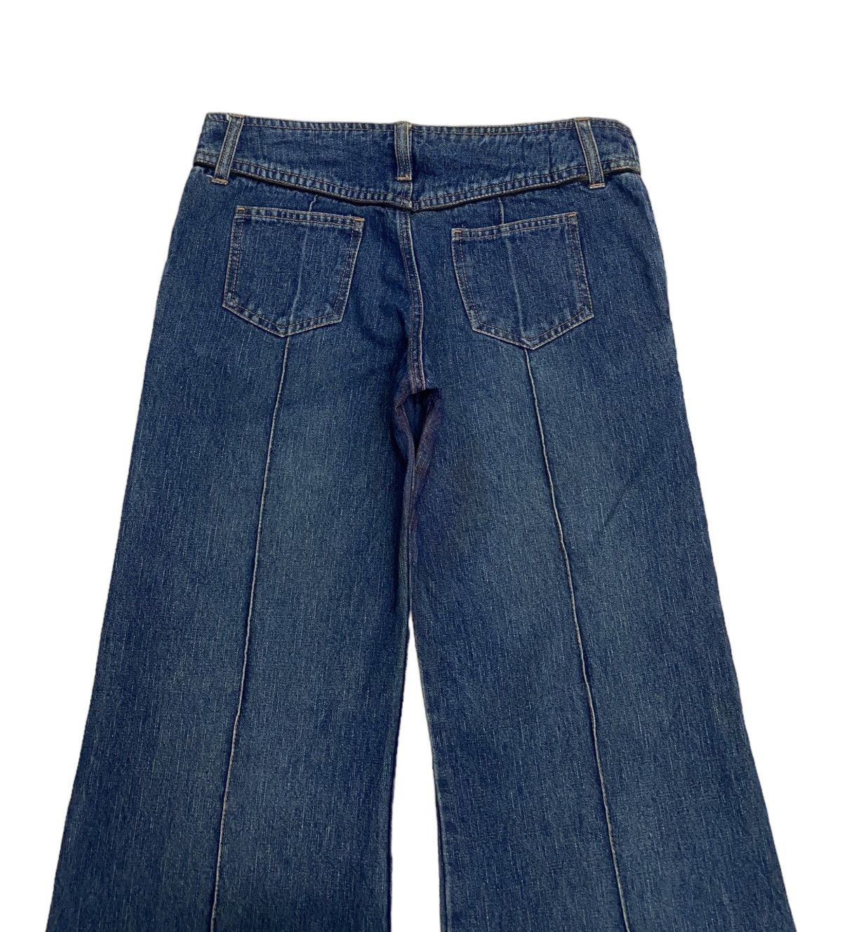 Hysteric Glamour JAPANESE AVANT GARDE STYLE FLARE DISTRESSED DENIM JEANS Size US 30 / EU 46 - 4 Thumbnail