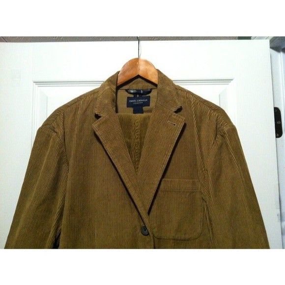 Manteau En Laine DANIEL CREMIEUX Pour Homme - Taille M - Noir - Coupe Classique à Boutons - Neuf étiqueté