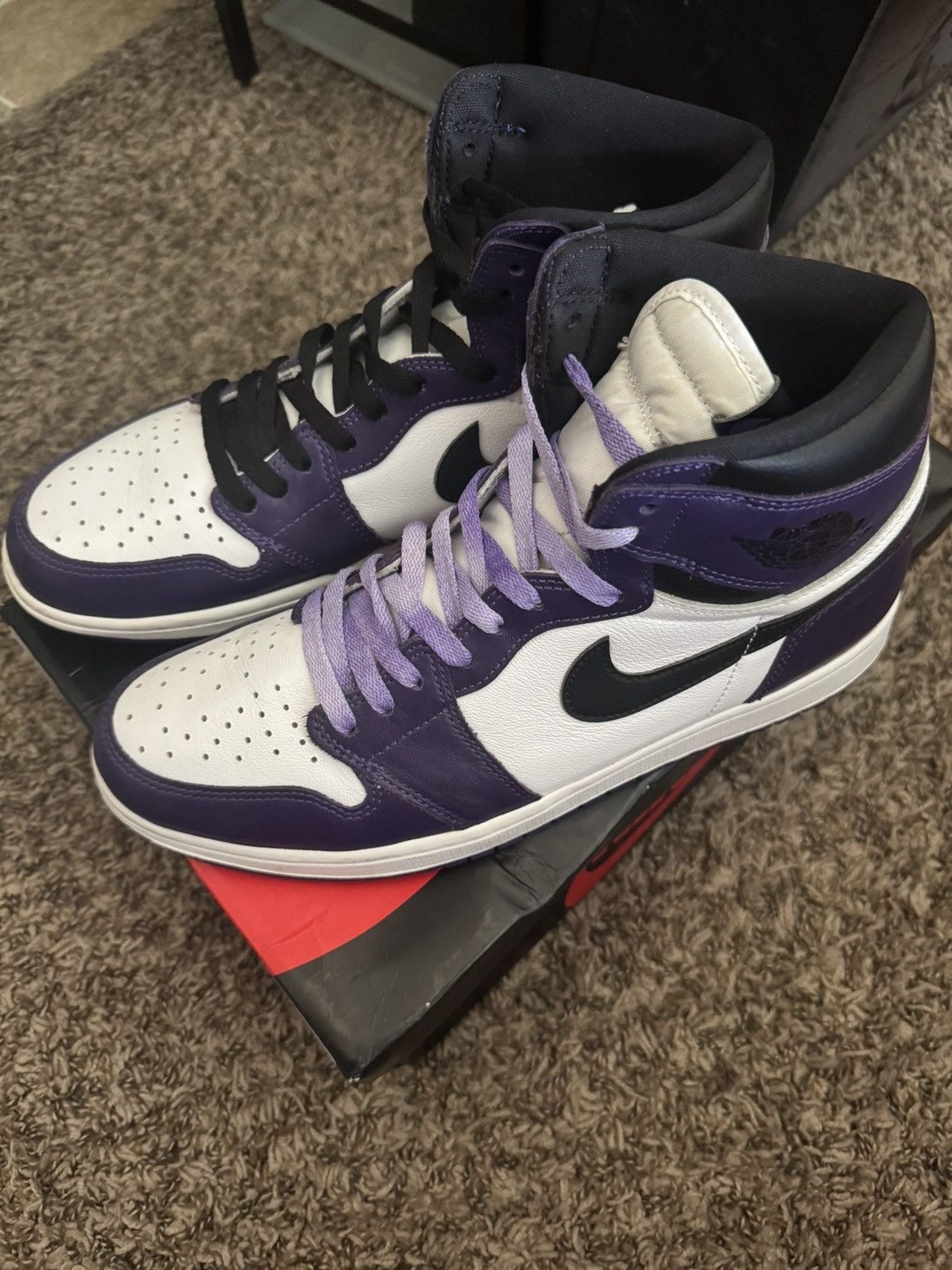 Jordan court purple