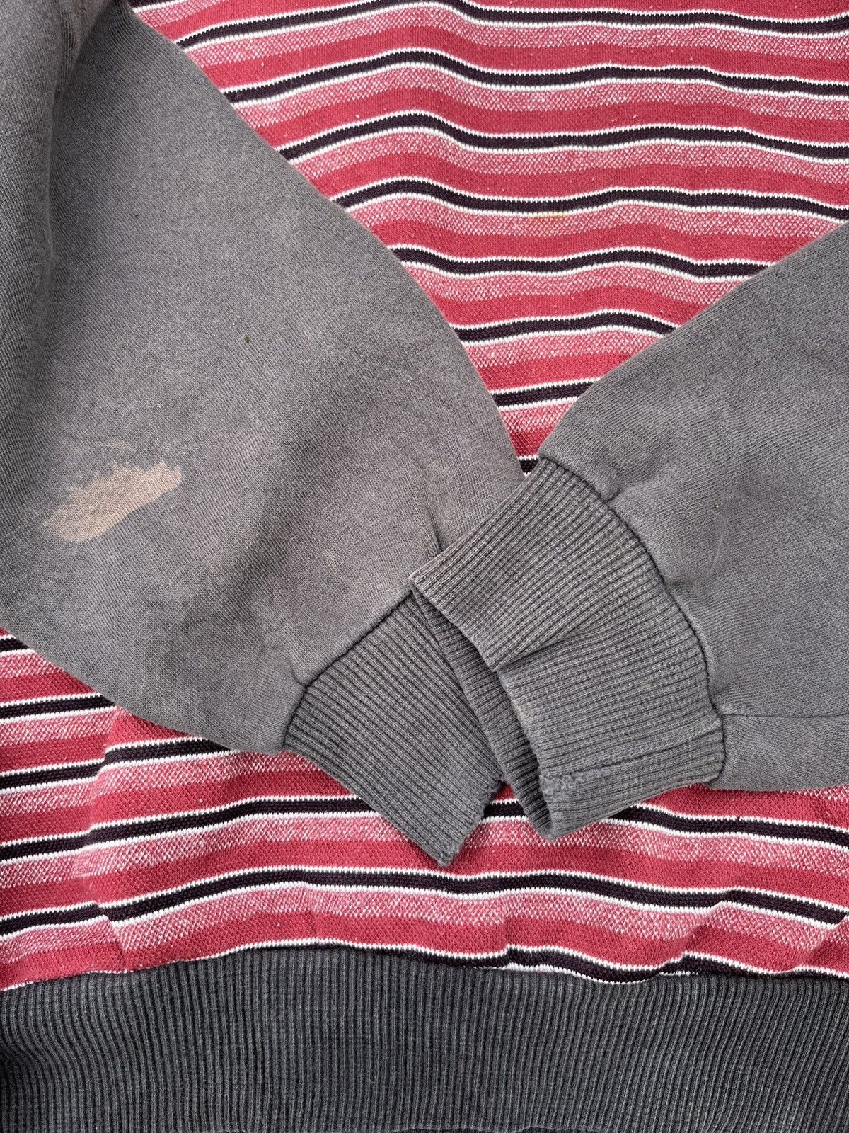 Polo Ralph Lauren × Ralph Lauren × Vintage VINTAGE RALPH LAUREN STRIPE HOODIE Size US M / EU 48-50 / 2 - 2 Thumbnail