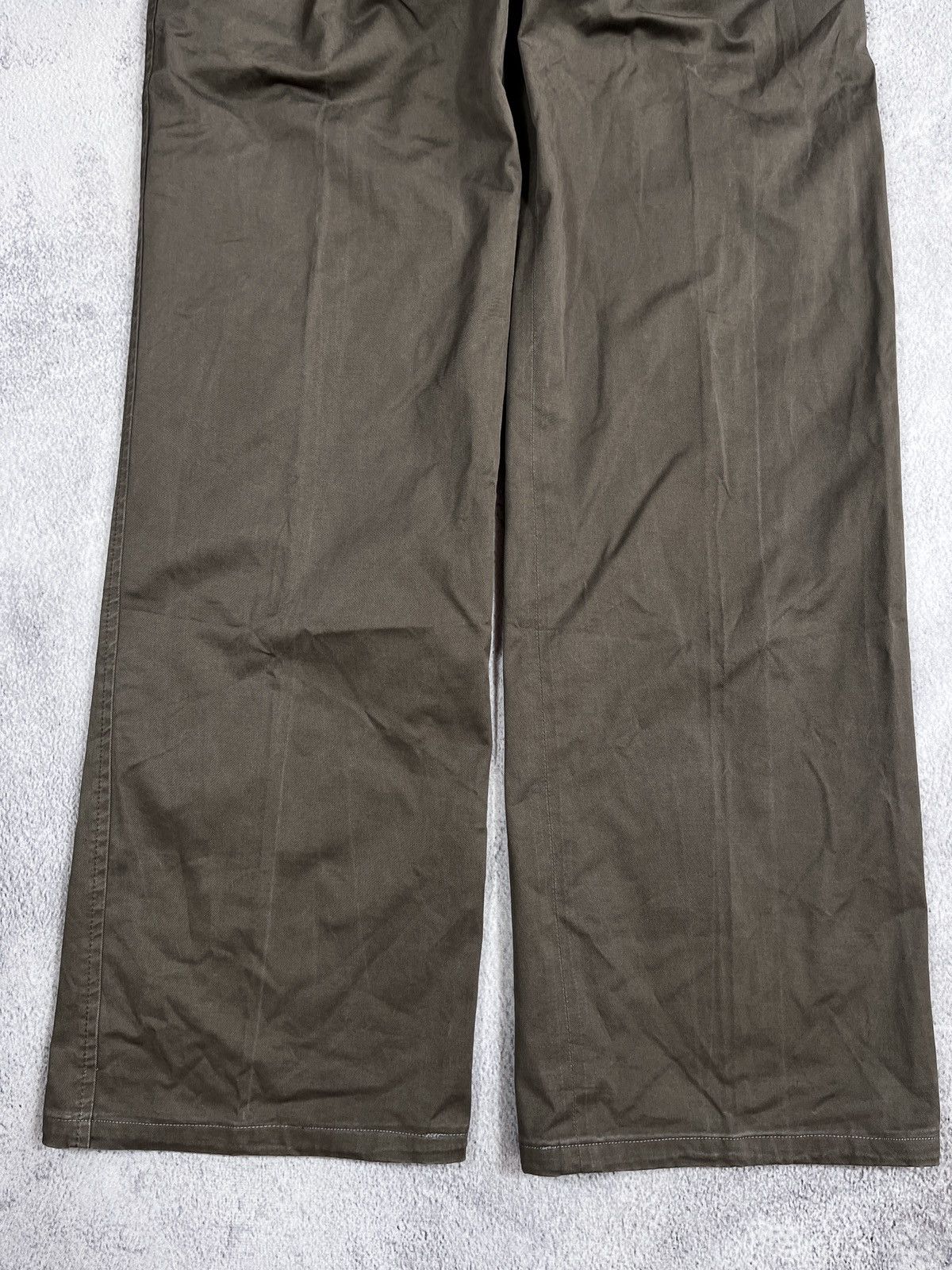 Weekend Max Mara Vintage Y2K Max Mara Weekend wide washed classic trousers Size 28" / US 6 / IT 42 - 3 Thumbnail