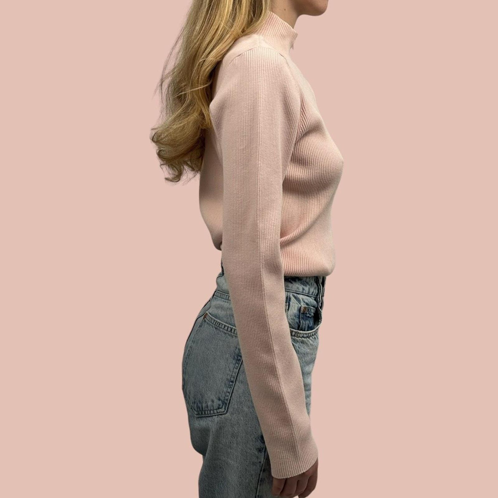 Polo Ralph Lauren Vintage Pink Polo Sweater Size L / US 10 / IT 46 - 5 Thumbnail