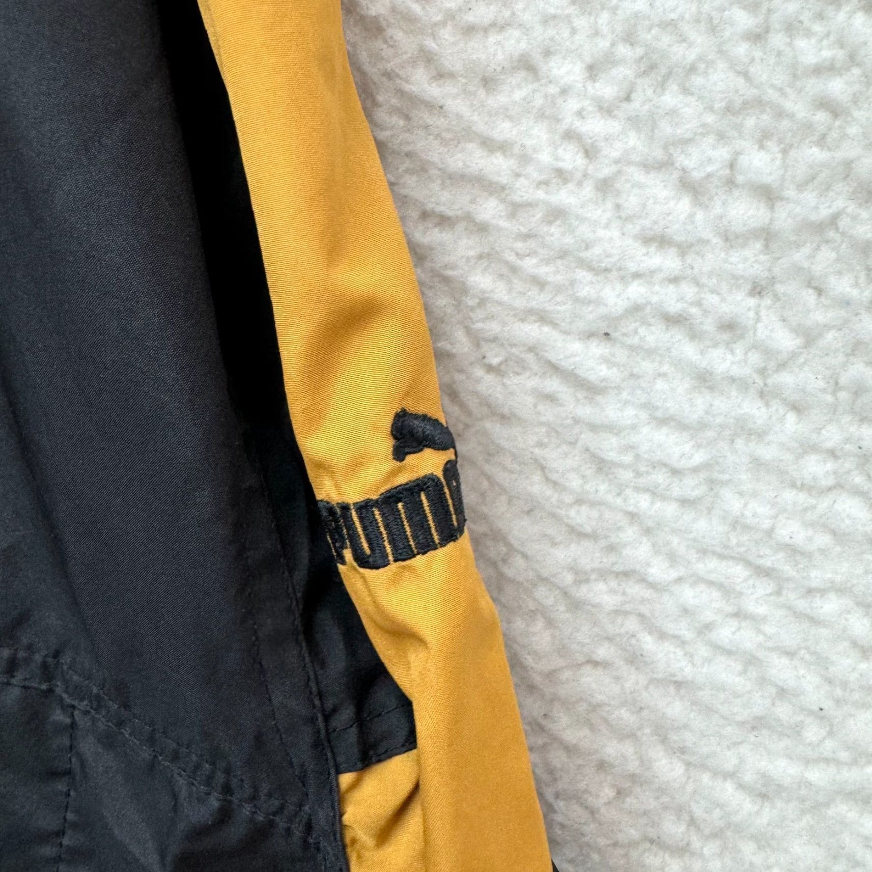 Puma VINTAGE Missouri Tigers Mizzou Windbreaker Sweater Pullover Lightweight Shell Jacket Black L Mens Size US L / EU 52-54 / 3 - 4 Thumbnail