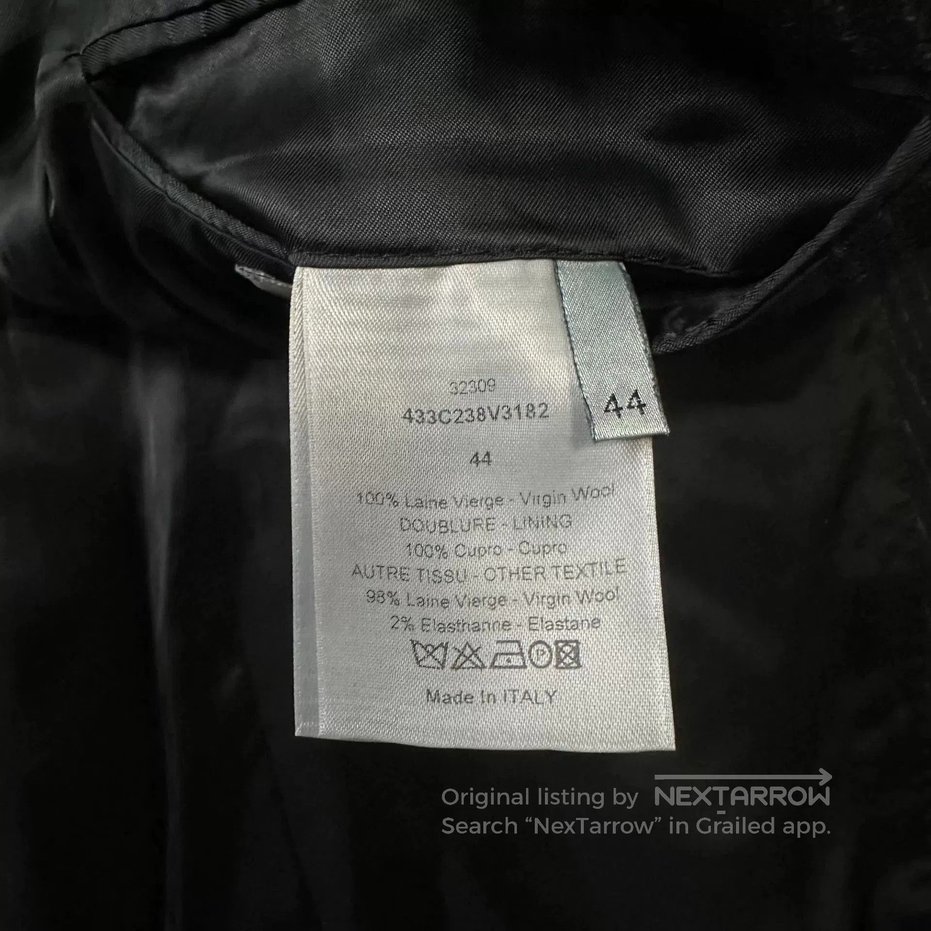 Dior Dior Homme 14FW Runway Patchwork Blazer. Size US S / EU 44-46 / 1 - 7 Thumbnail