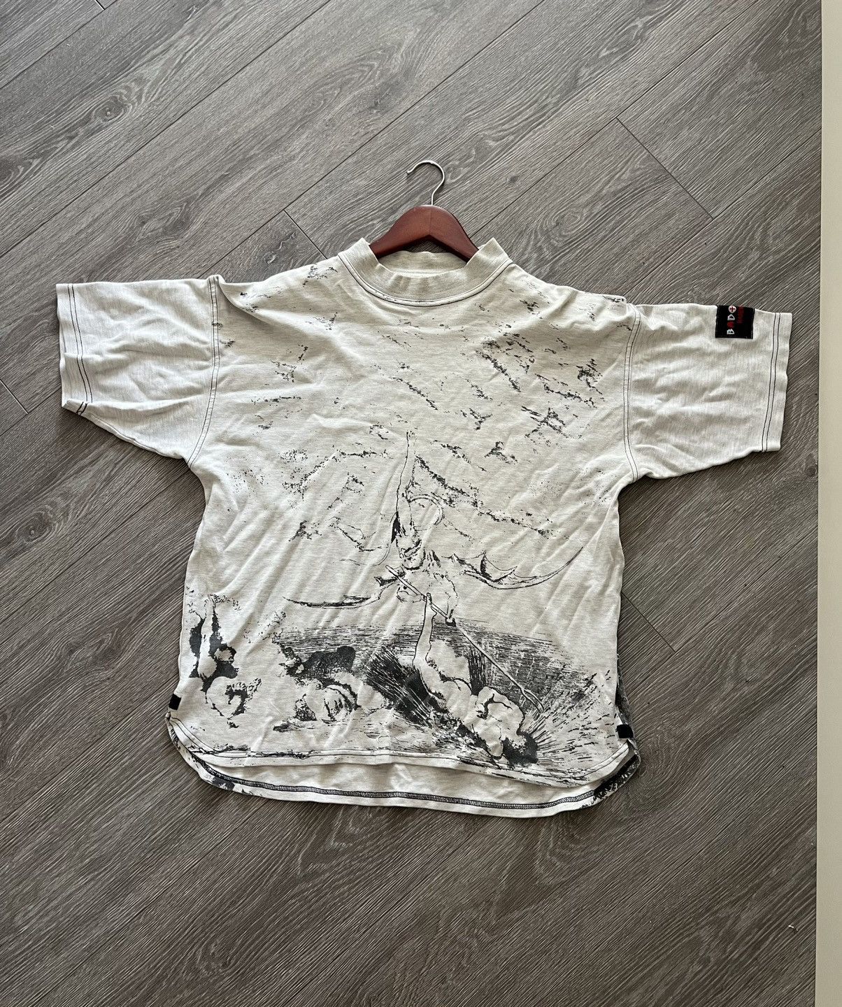Vintage Vintage Y2K Bad+Mad Hardware Oversized Tee – Gothic Graphic Size US L / EU 52-54 / 3 - 12 Thumbnail