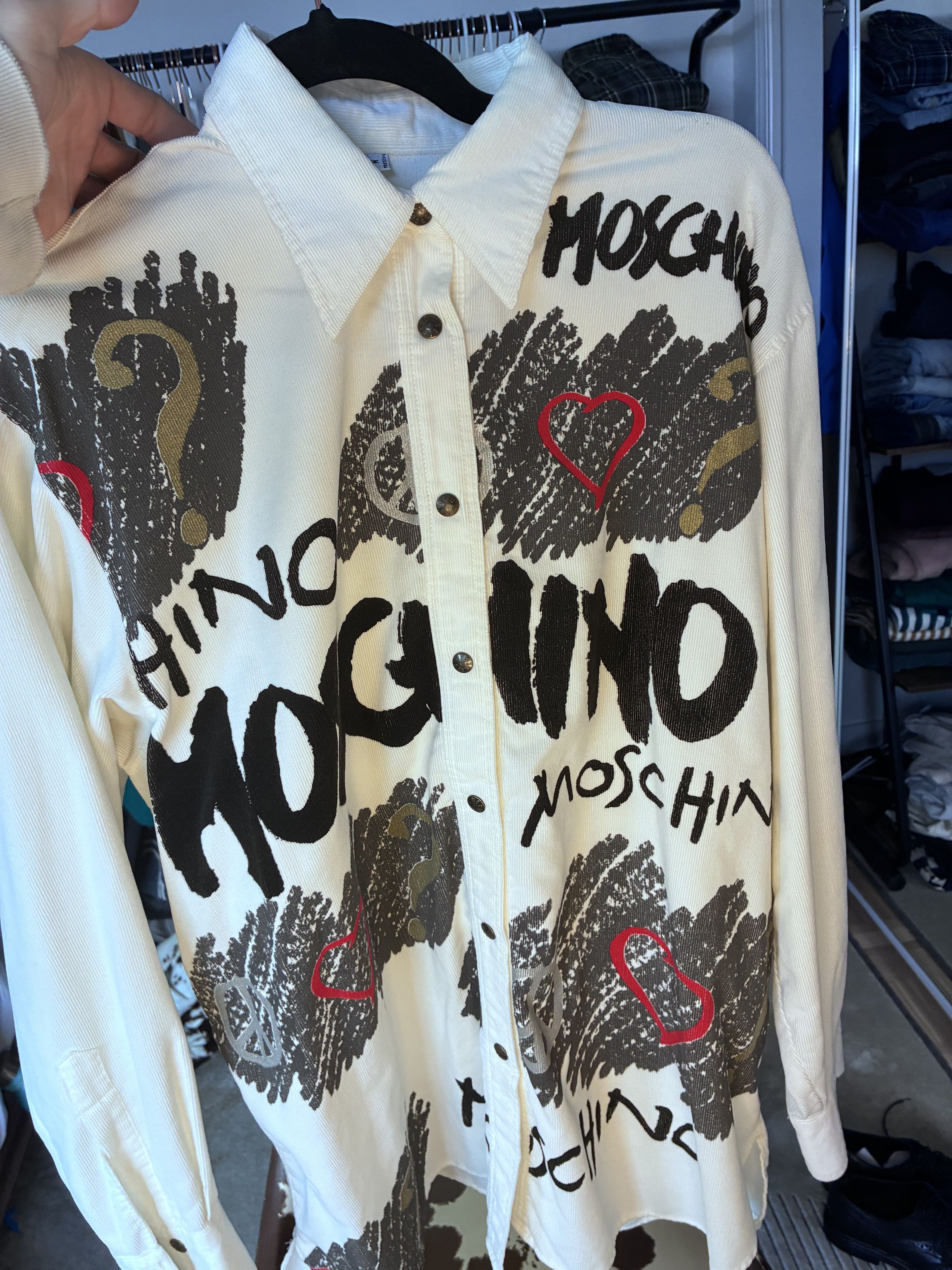 Moschino 1987 Archival Moschino Jeans Monogram Spell Out Corduroy M Size US M / EU 48-50 / 2 - 3 Thumbnail