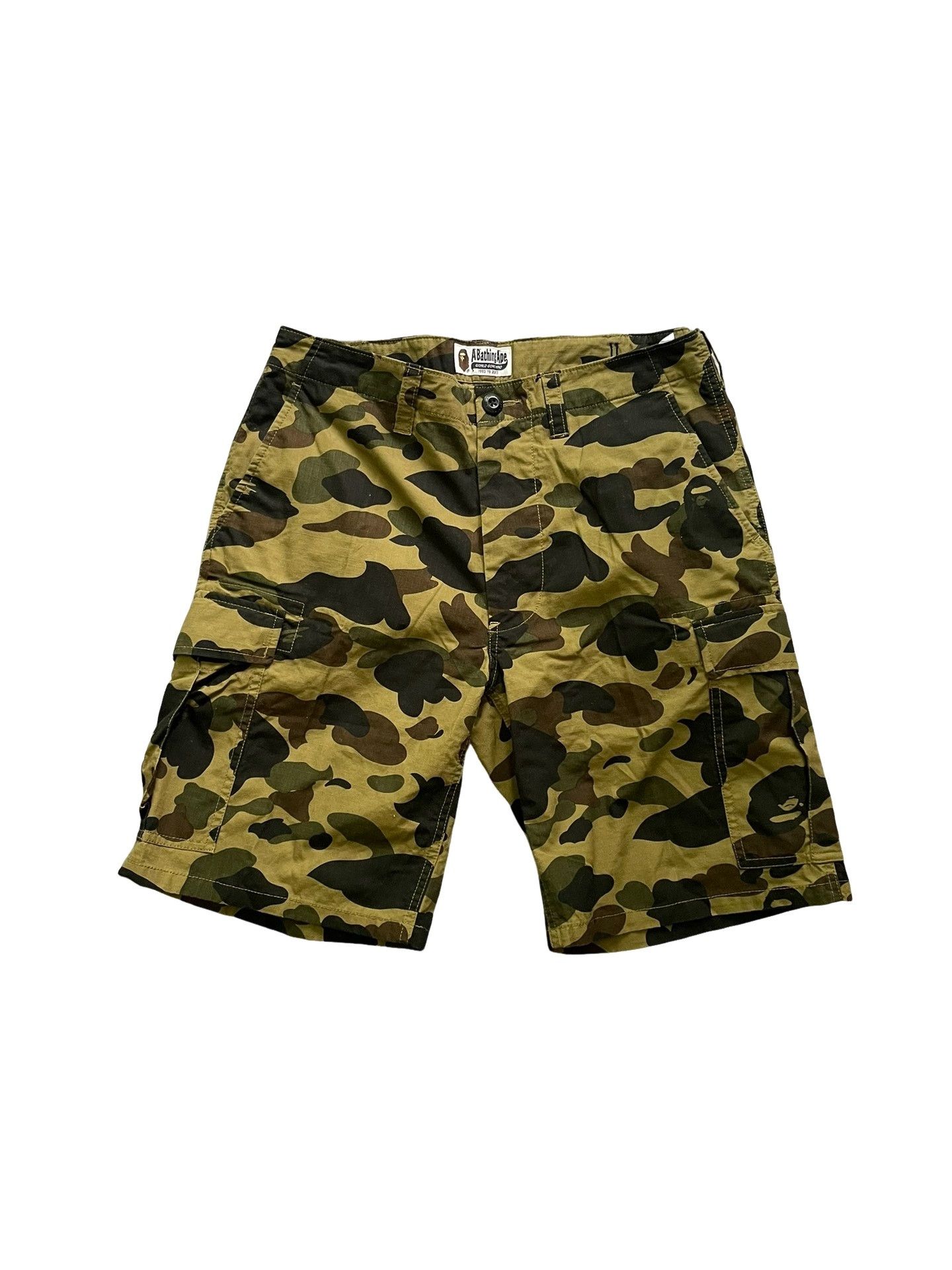 Bape A Bathing Ape Camo Cargo Shorts Size M Size US 32 / EU 48 - 1 Thumbnail