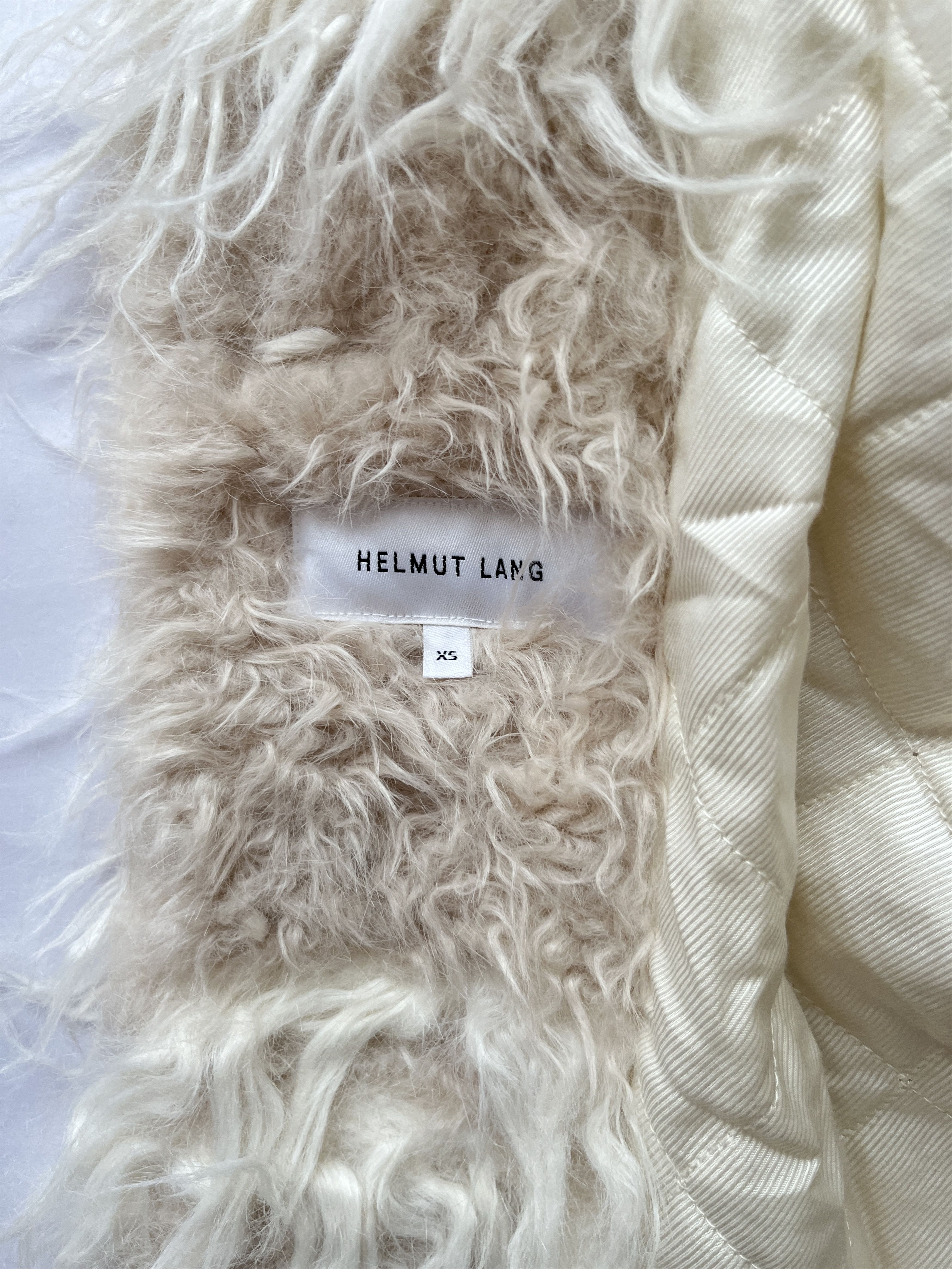 Helmut Lang ⚡️QUICK SALE⚡️Helmut Lang Plaid Shearling Faux Fur Jacket Size XS / US 0-2 / IT 36-38 - 3 Thumbnail