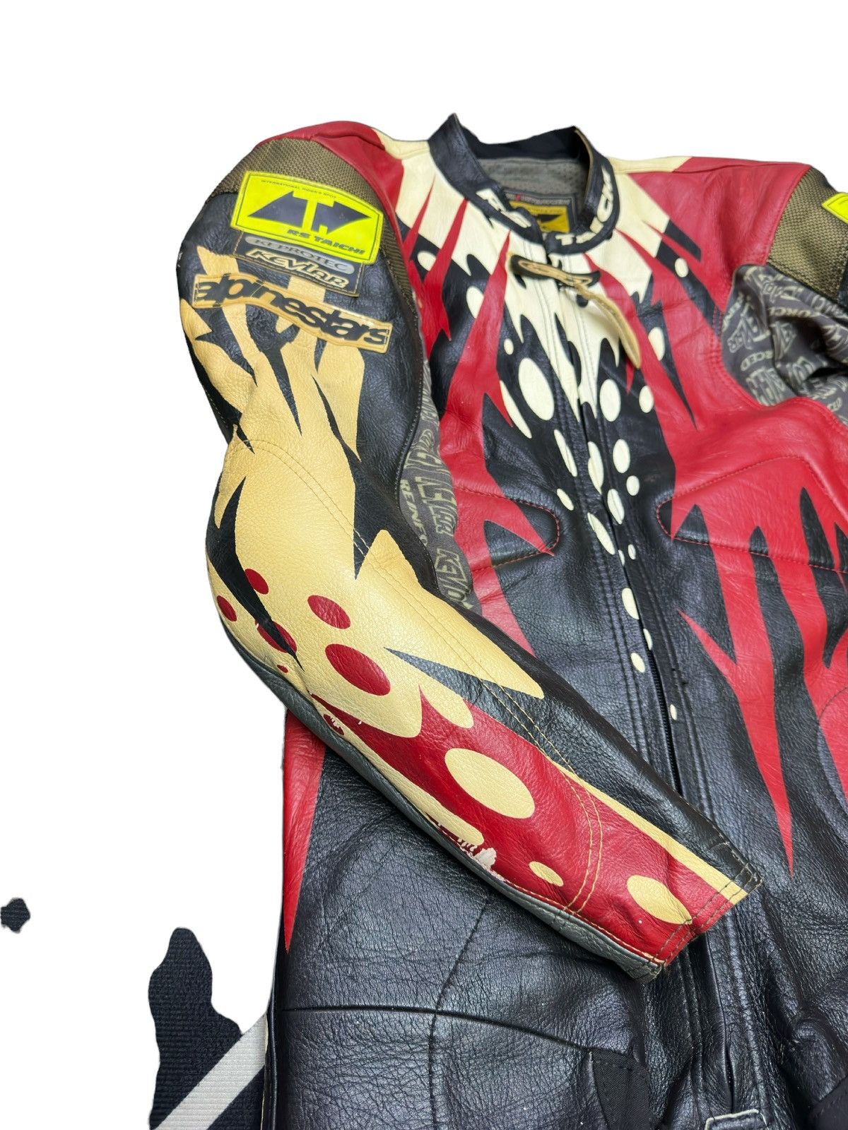 Alpinestars × Leather Rs Taichi x Alpinestars Leather Racing Suit Size US 33 - 6 Thumbnail