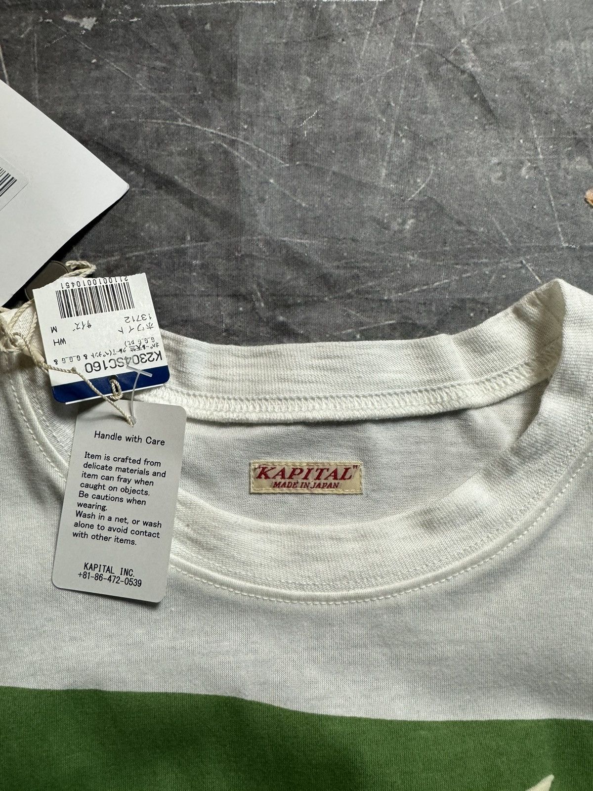 Kapital Kapital Burnout Jersey Pennant & GGG T-Shirt Size US L / EU 52-54 / 3 - 10 Thumbnail