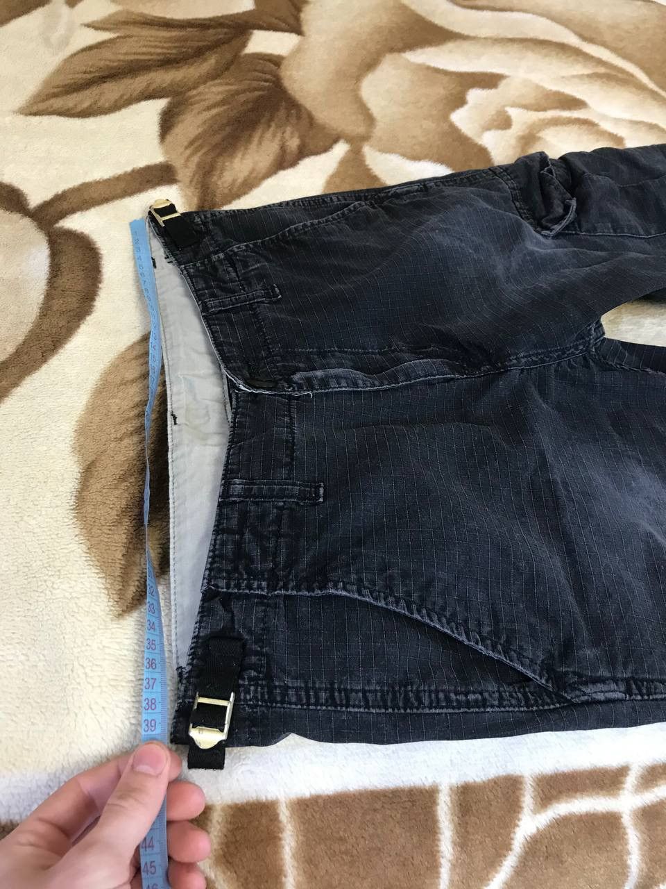 Carhartt 🔥 CARHARTT WIP Cargo Distressed Pants Y2K Thrashed Aviator Size US 32 / EU 48 - 13 Thumbnail