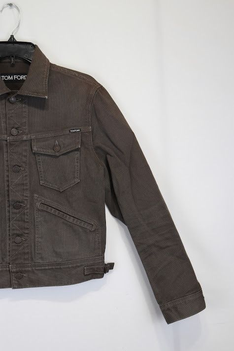 Tom Ford Denim Jacket in Brown Size US M / EU 48-50 / 2 - 3 Thumbnail