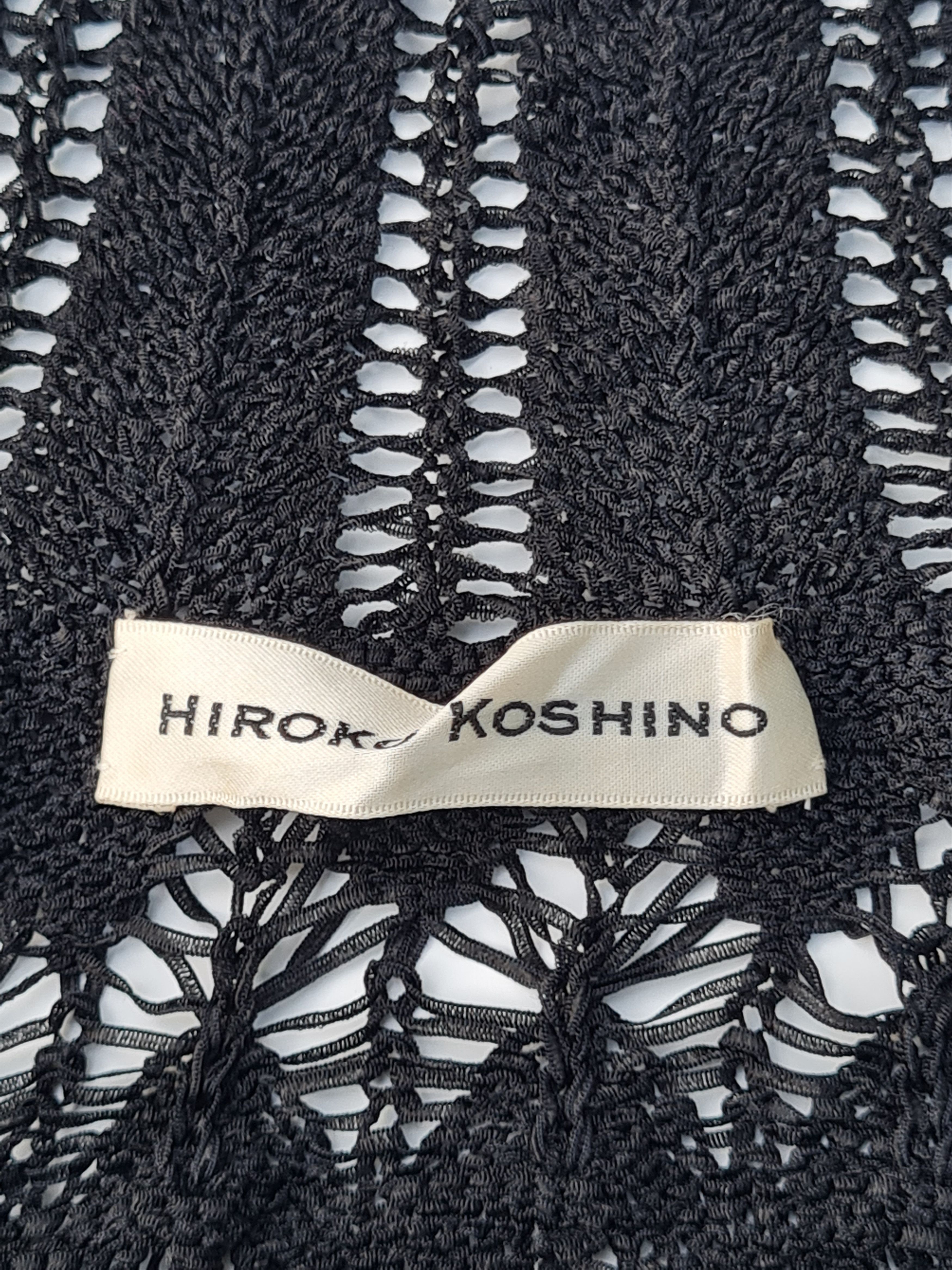 Hiroko Koshino Homme × Japanese Brand × Vintage Vintage Hiroko Koshino Black Cardigan Size S / US 4 / IT 40 - 5 Thumbnail