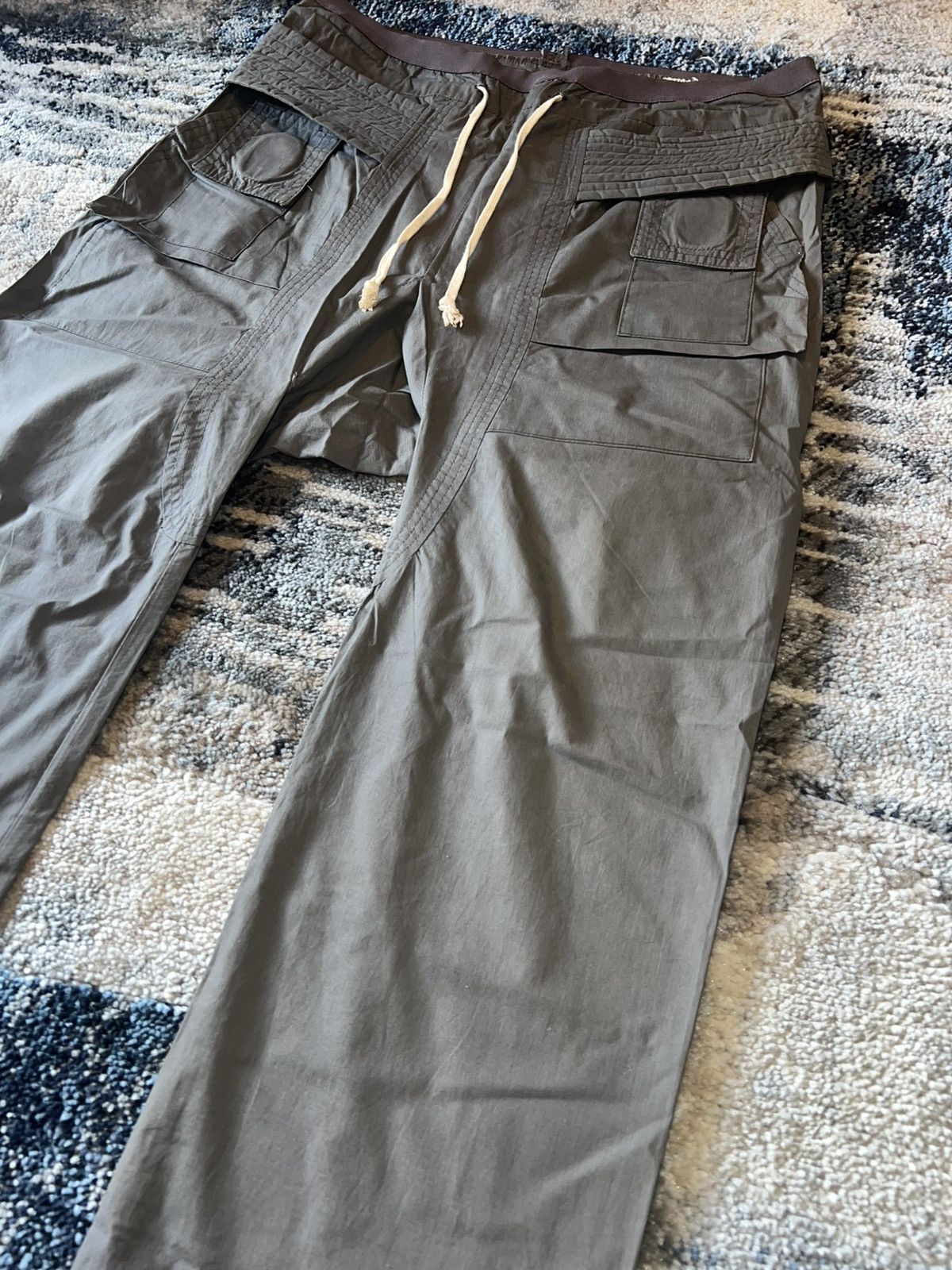 Rick Owens Rick Owens SS10 O&M Creatch Cargo Mainline Velcro Size US 34 / EU 50 - 3 Thumbnail