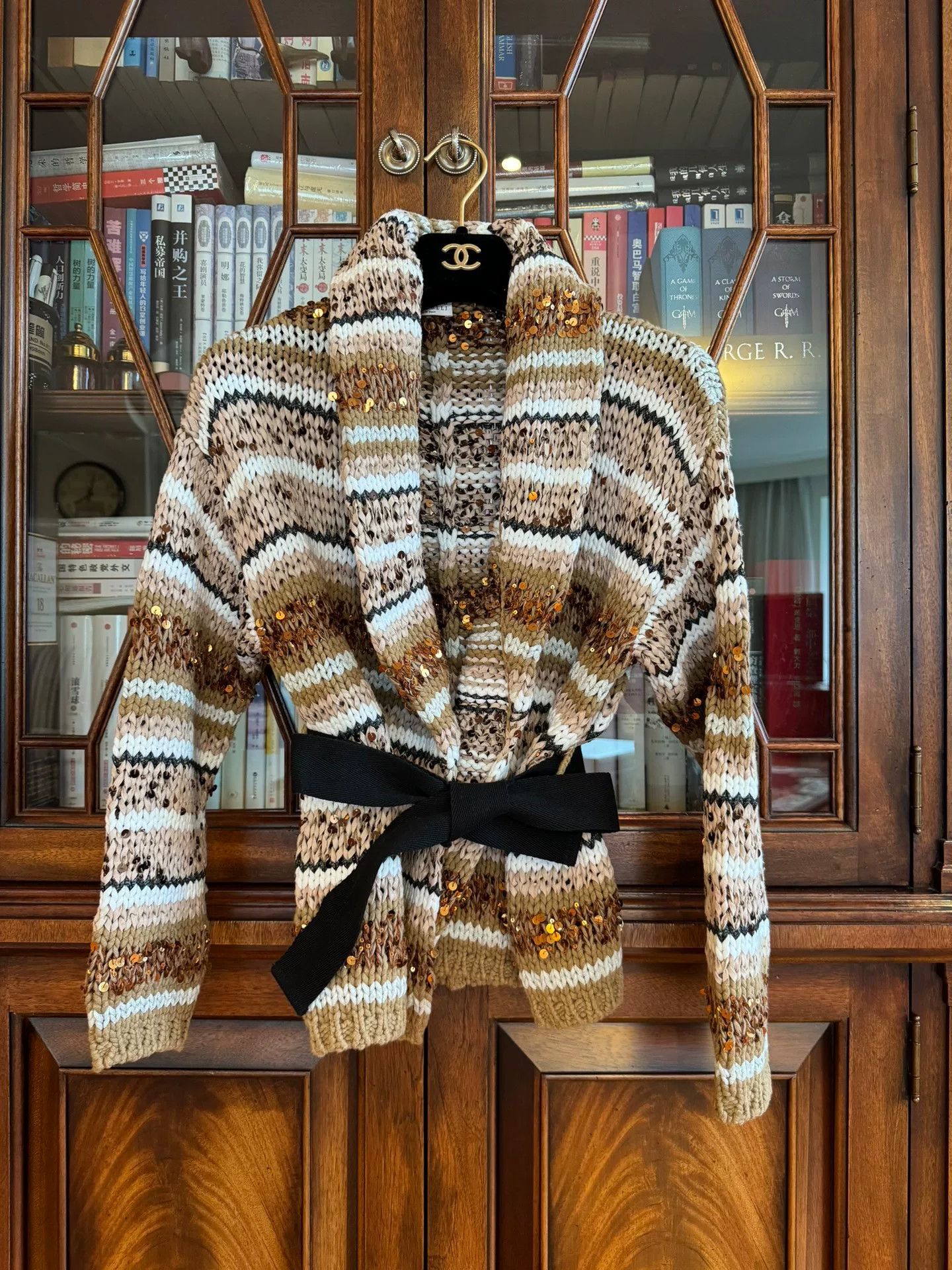 Brunello Cucinelli Sequin Short Cardigan XS