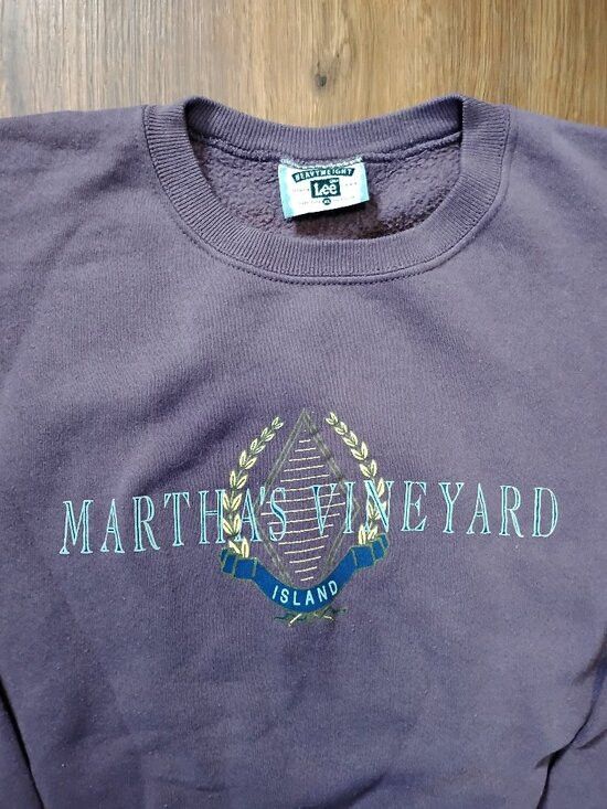 Lee Vintage Lee Marth's Vineyard Island Crewneck Sweatshirt Size US XL / EU 56 / 4 - 1 Thumbnail