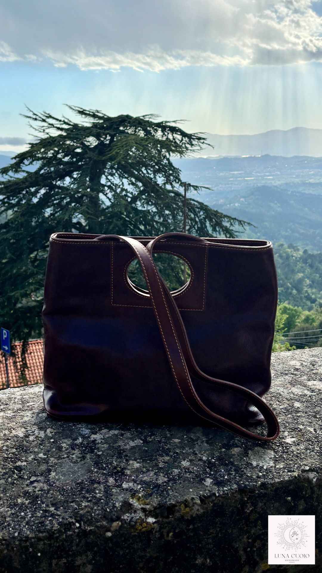 Vera Pelle Italian Handmade Leather Bag for Women Size ONE SIZE - 5 Thumbnail