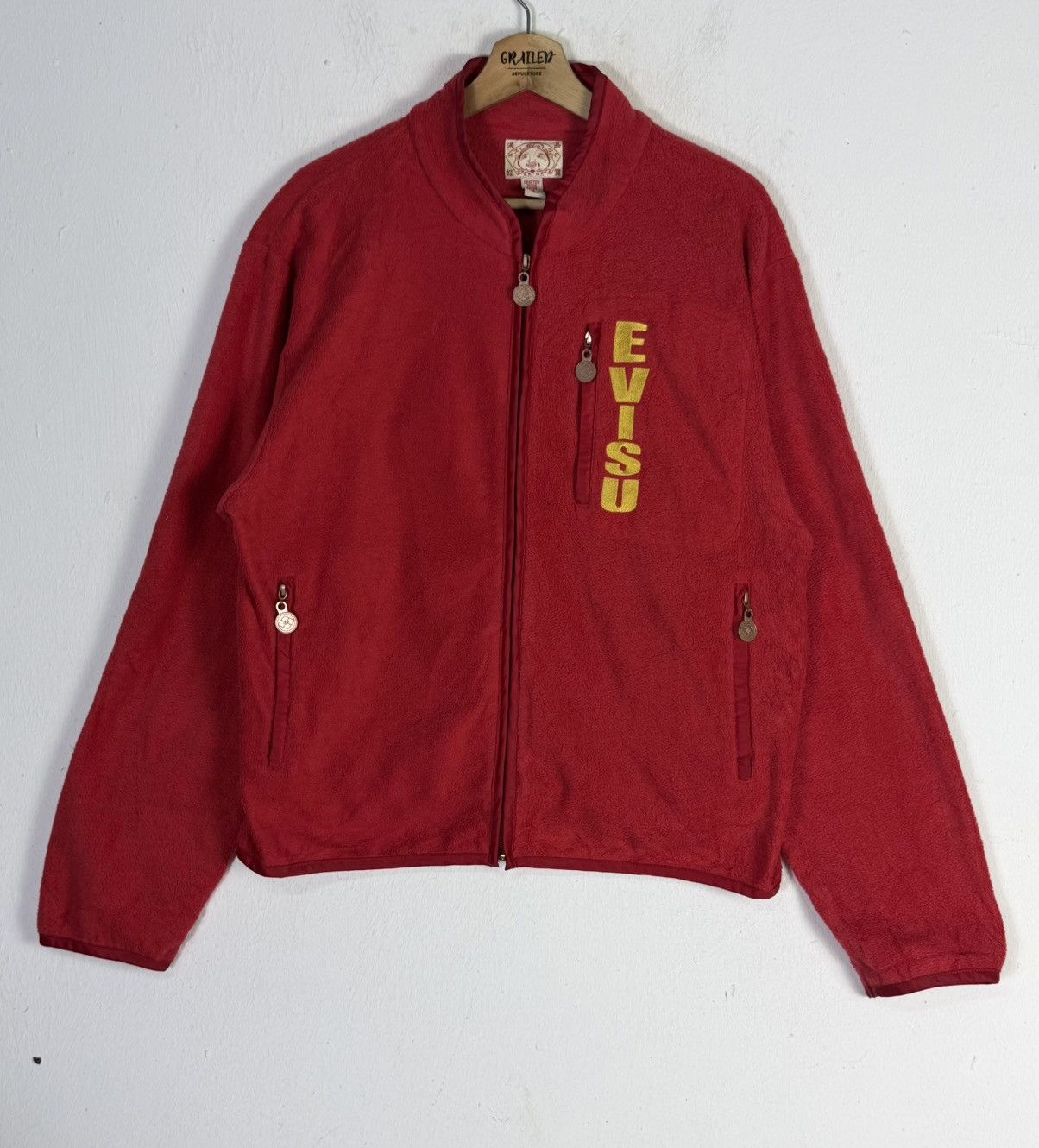 Evisu Vintage Evisu Boa Fleece Jacket Size US L / EU 52-54 / 3 - 1 Thumbnail