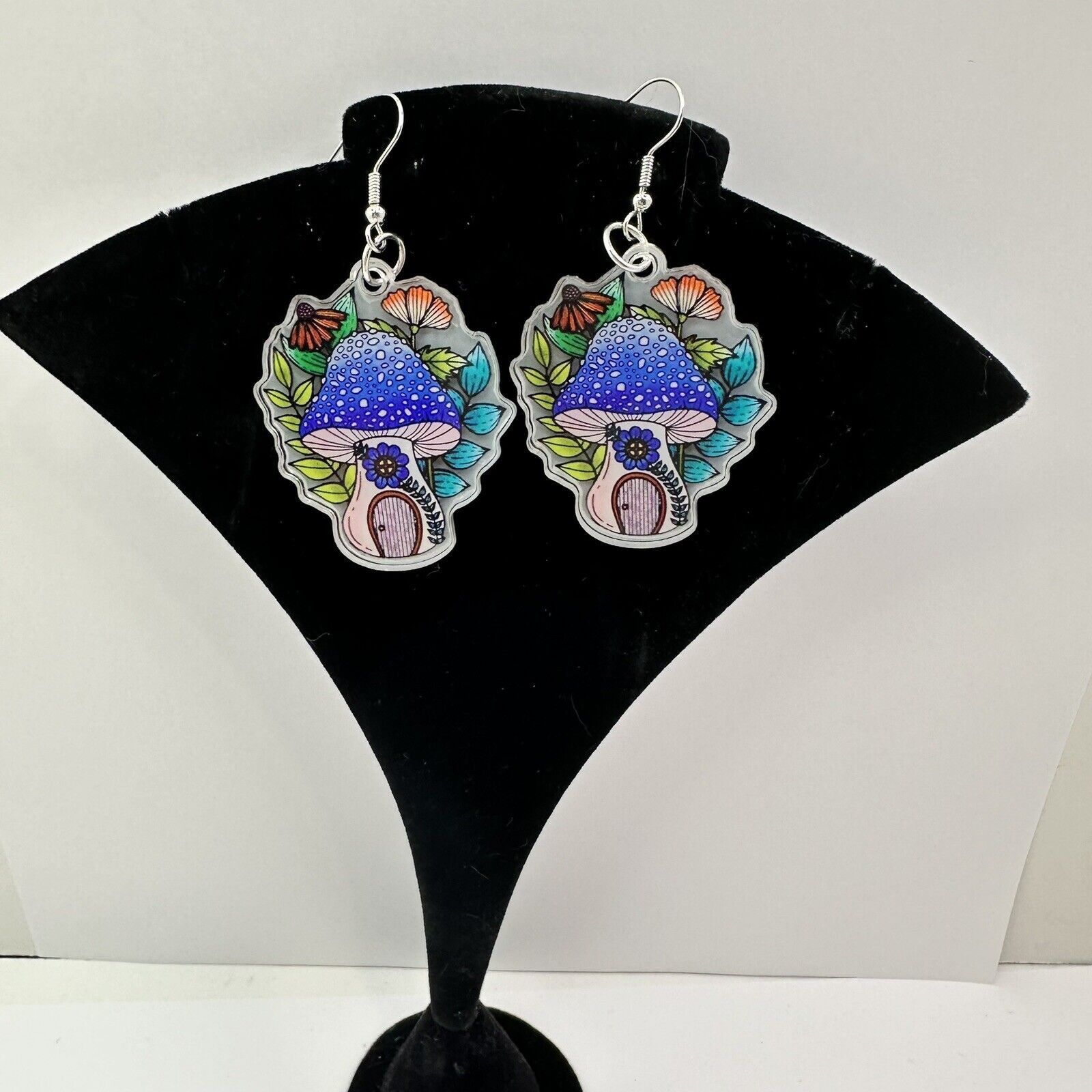 Other Mushrooms Fairy House Hook Earrings New BOHO Enchantd Hippie Size ONE SIZE - 7 Thumbnail