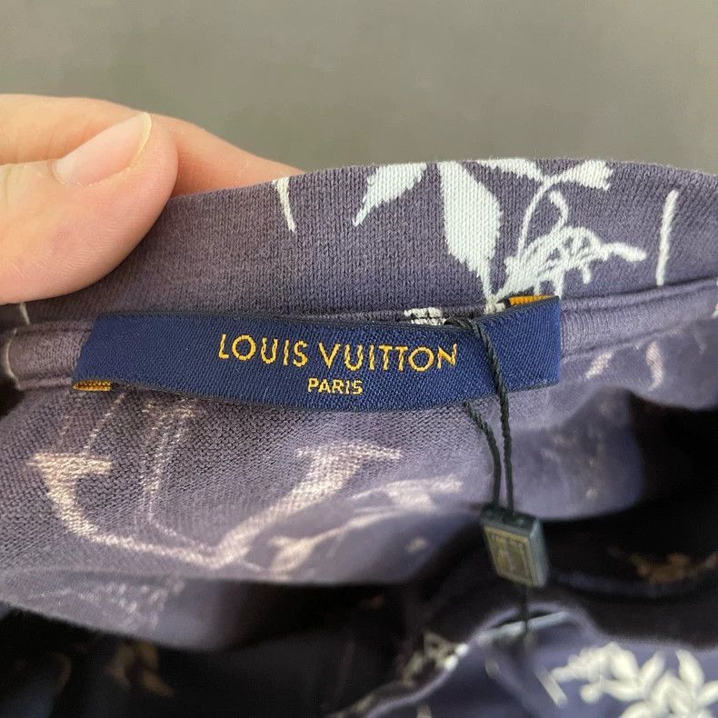 Louis Vuitton Louis Vuitton Blue wheat ear full print short sleeve Size US M / EU 48-50 / 2 - 6 Thumbnail