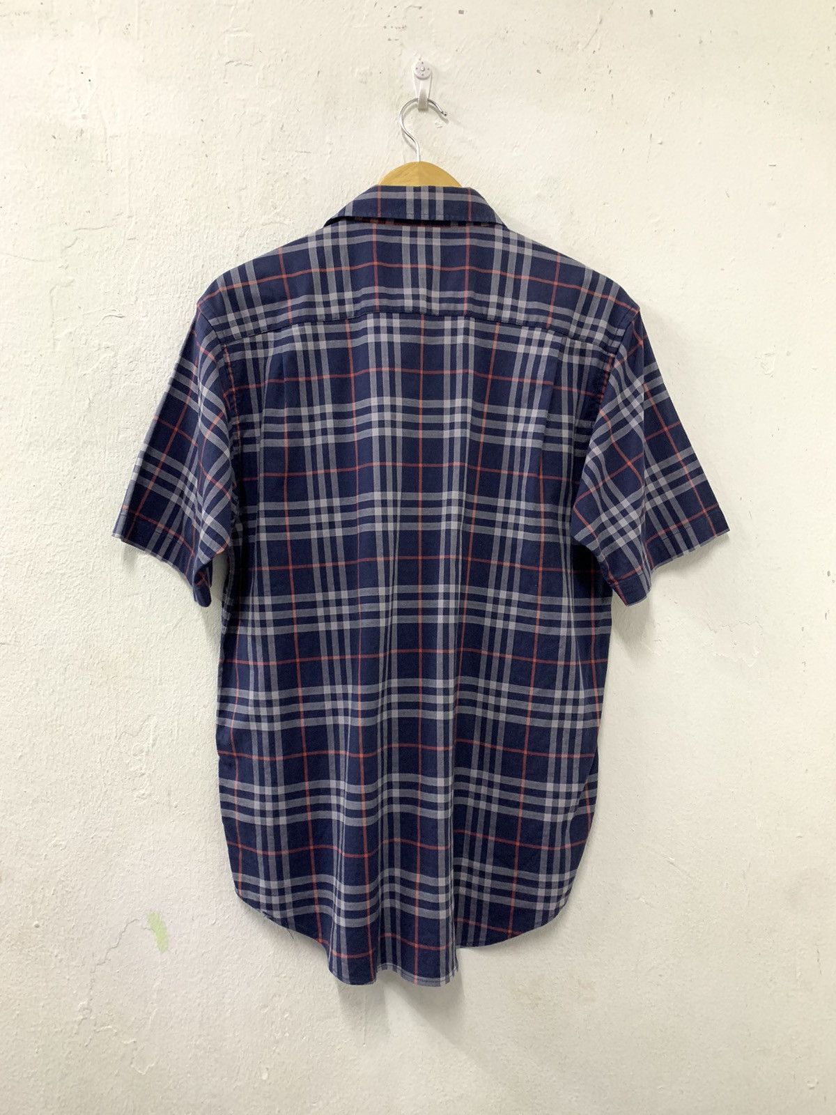 Burberry Burberry Tartan Blue Check Shirt Size US M / EU 48-50 / 2 - 2 Thumbnail