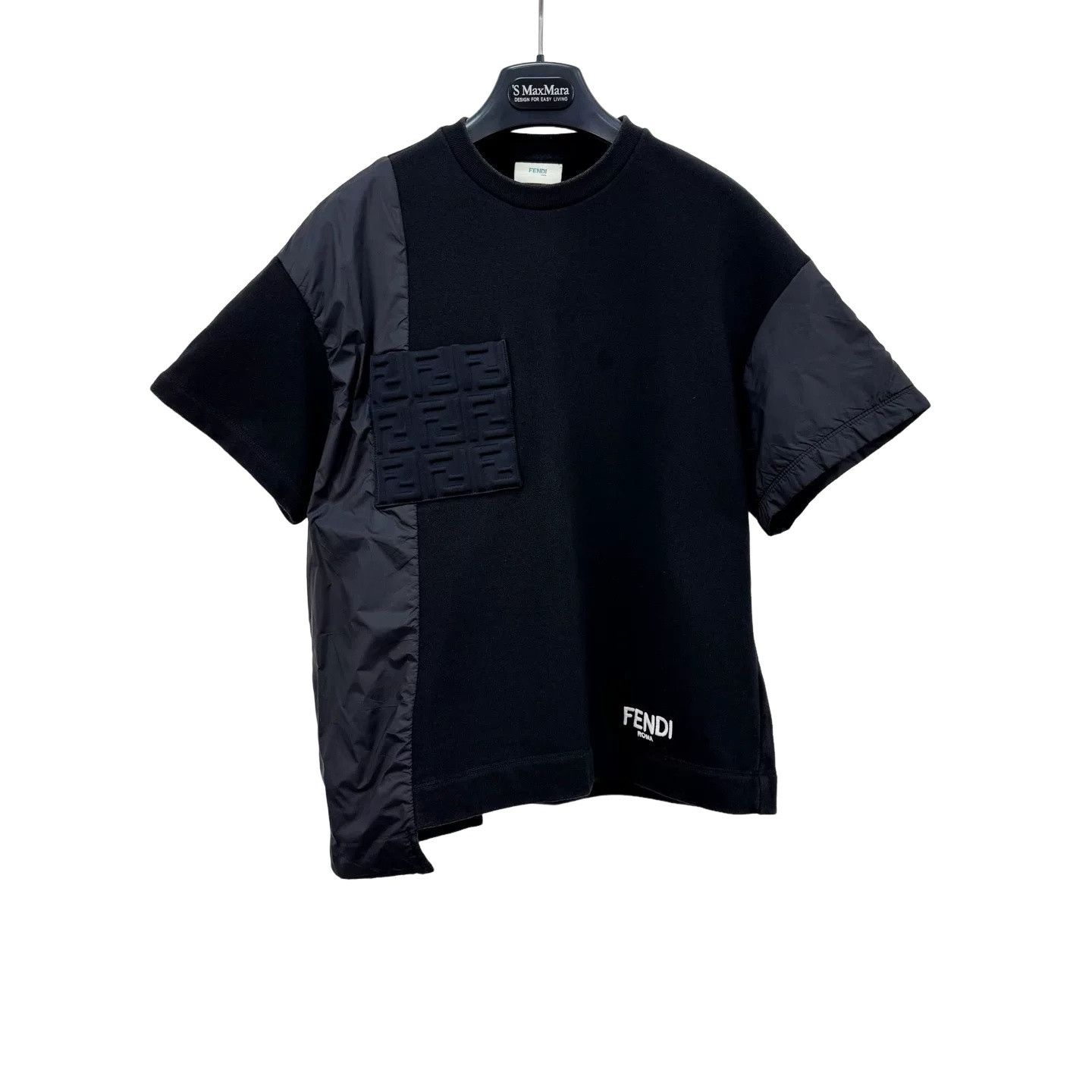 Fendi Fendi FF Patch Paneled T-Shirt Size XS Size US XS / EU 42 / 0 - 1 Thumbnail
