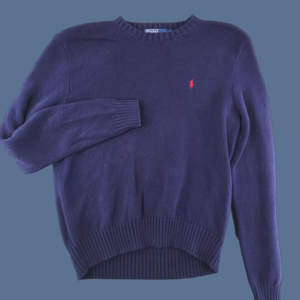 Polo Ralph Lauren Polo Ralph Lauren Sweater Mens Large Pima Cotton Knit Pullover Crew Neck Solid Size US L / EU 52-54 / 3 - 1 Thumbnail